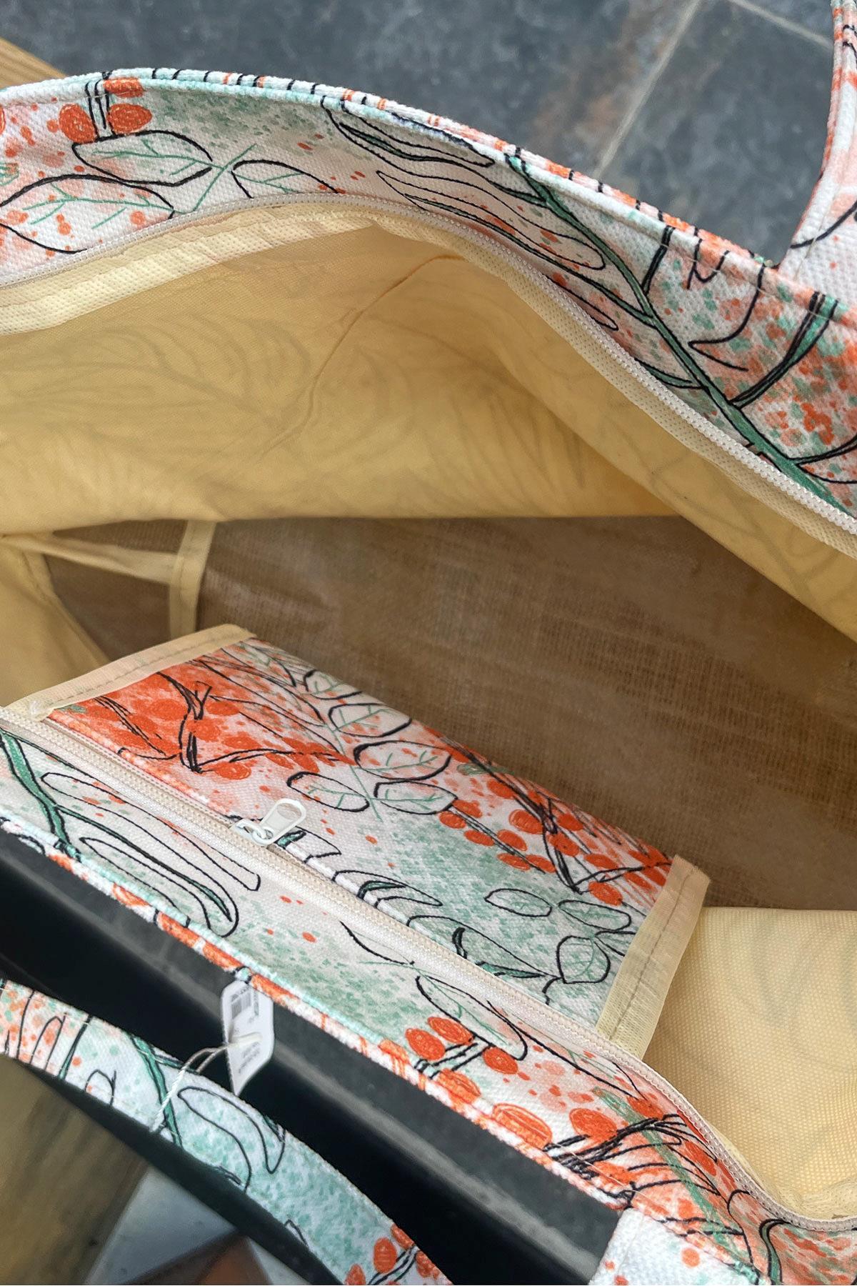 Dijital Baskılı Plaj Çantası Y8670-26 K-01