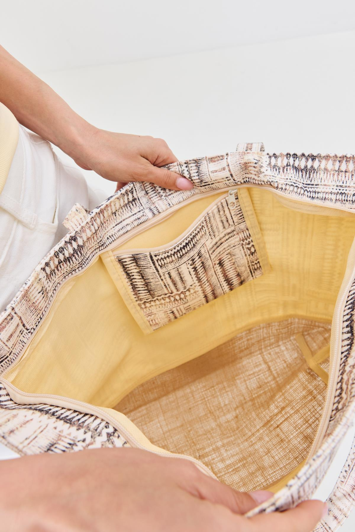 Dijital Baskılı Plaj Çantası Y8670-27 K-02