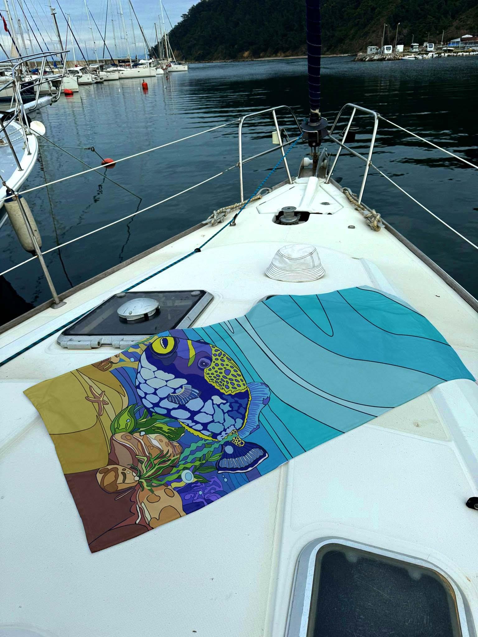 Dijital Baskılı Plaj Havlusu C12022-1 K-89