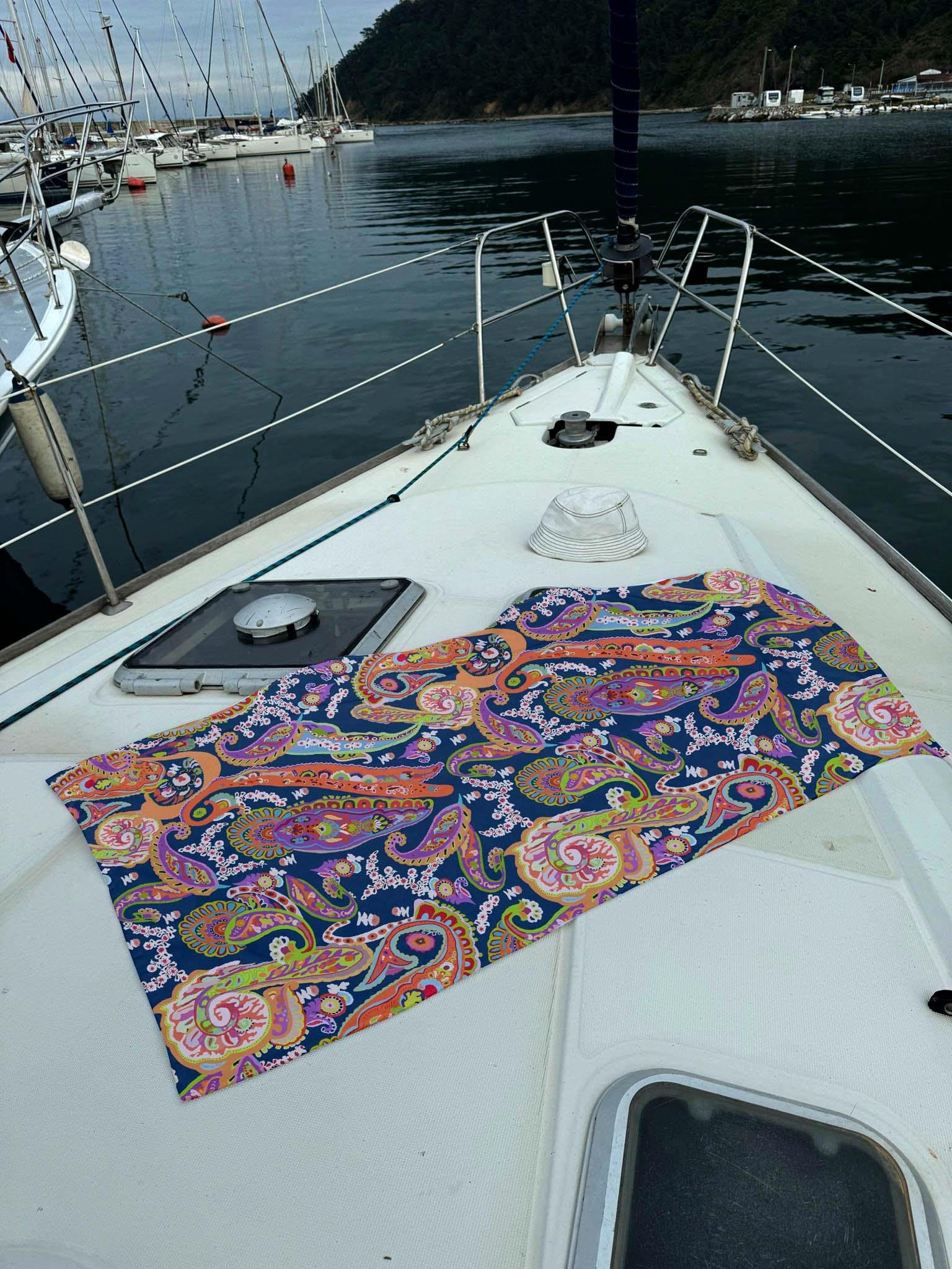 Dijital Baskılı Plaj Havlusu C12022-1 K-85