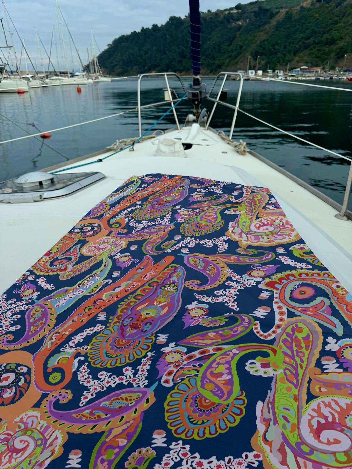 Dijital Baskılı Plaj Havlusu C12022-1 K-85