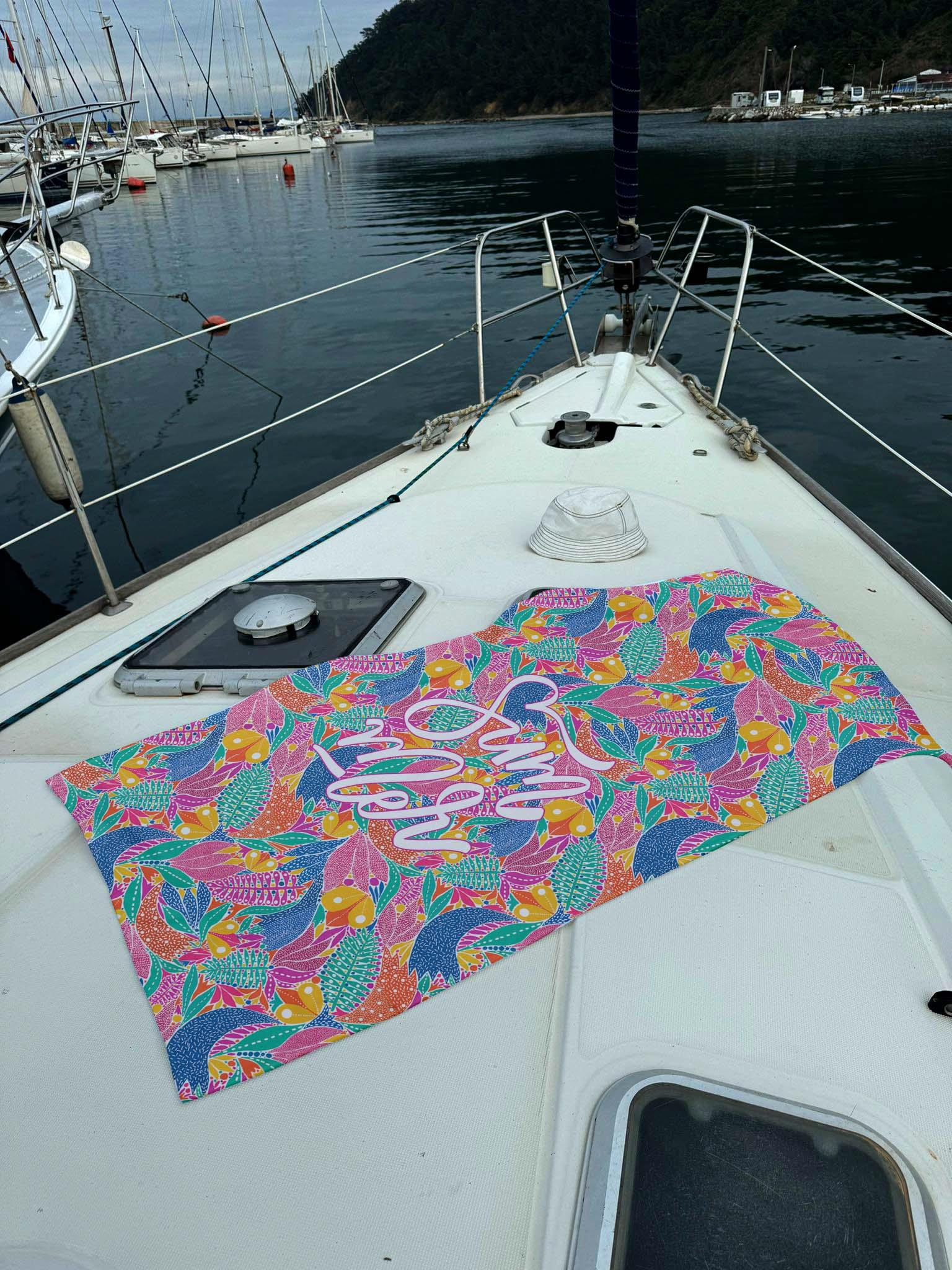 Dijital Baskılı Plaj Havlusu C12022-1 K-76