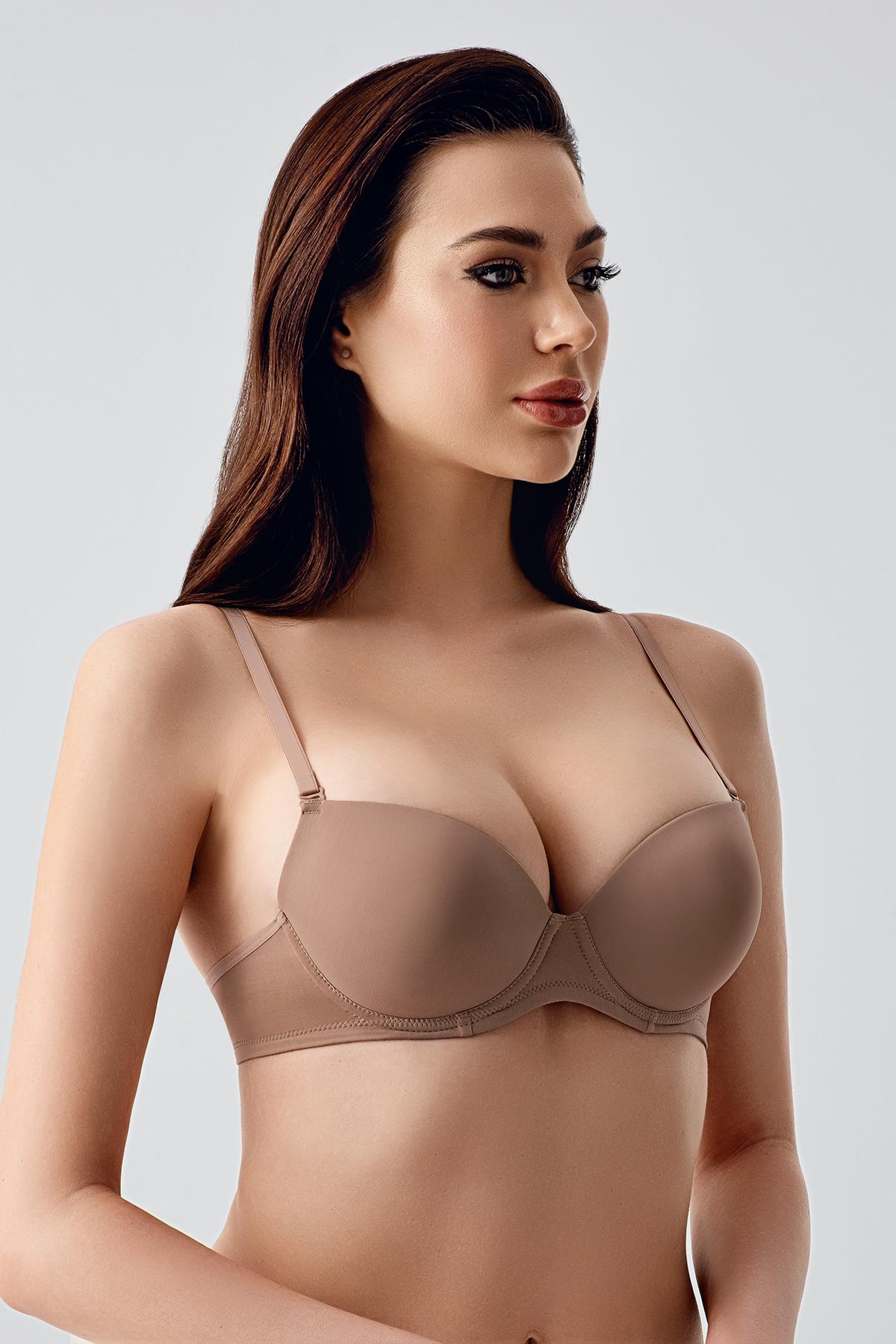 Dolgusuz Damla Sütyen C17025 Capucino