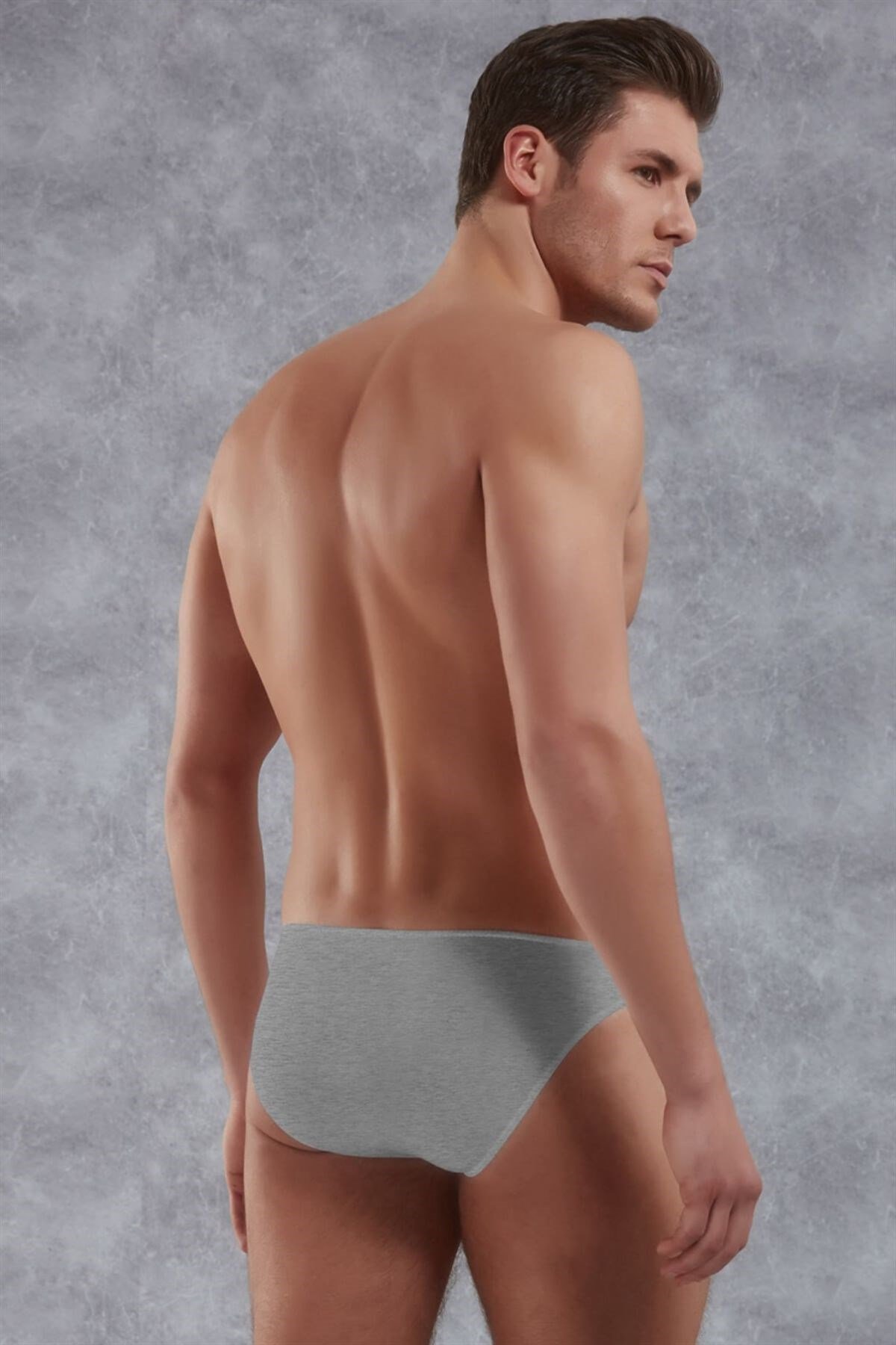 Doreanse 1281 Erkek Slip Gri Melanj