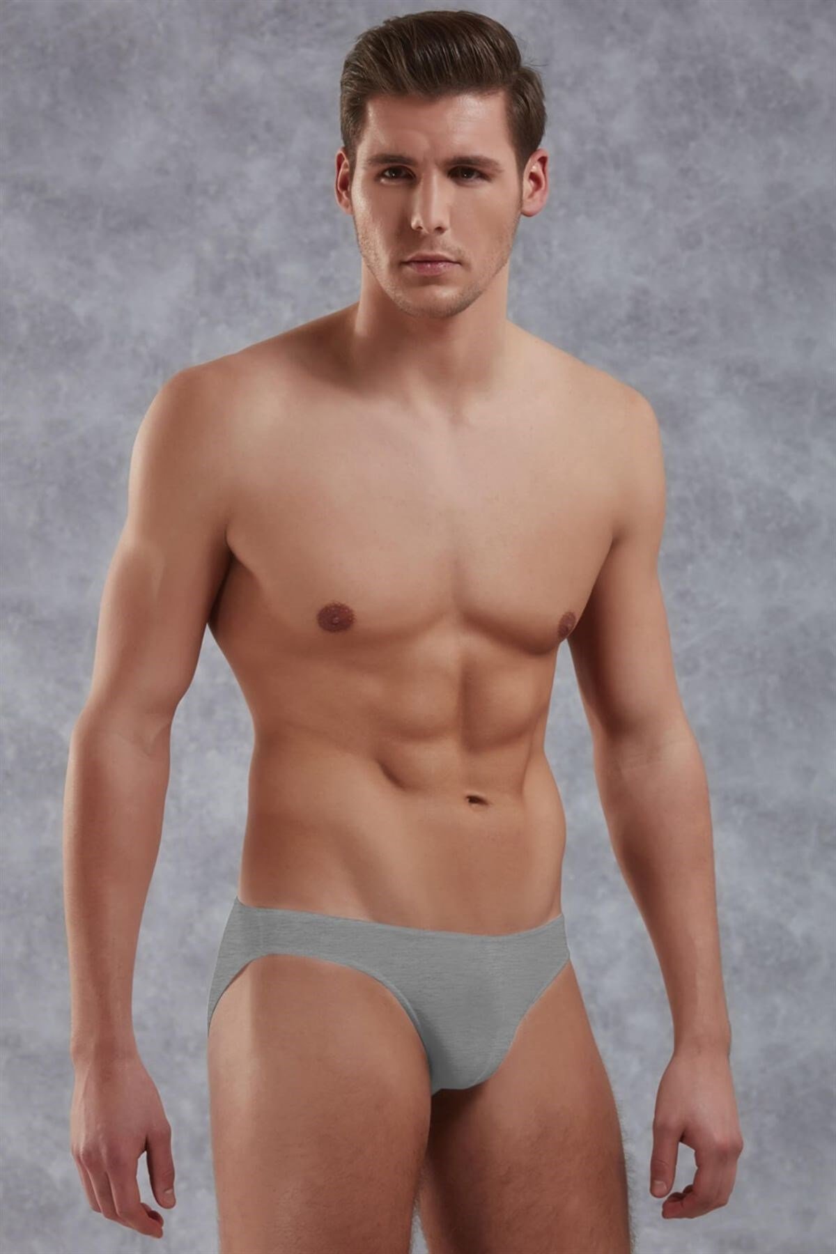 Doreanse 1281 Erkek Slip Gri Melanj