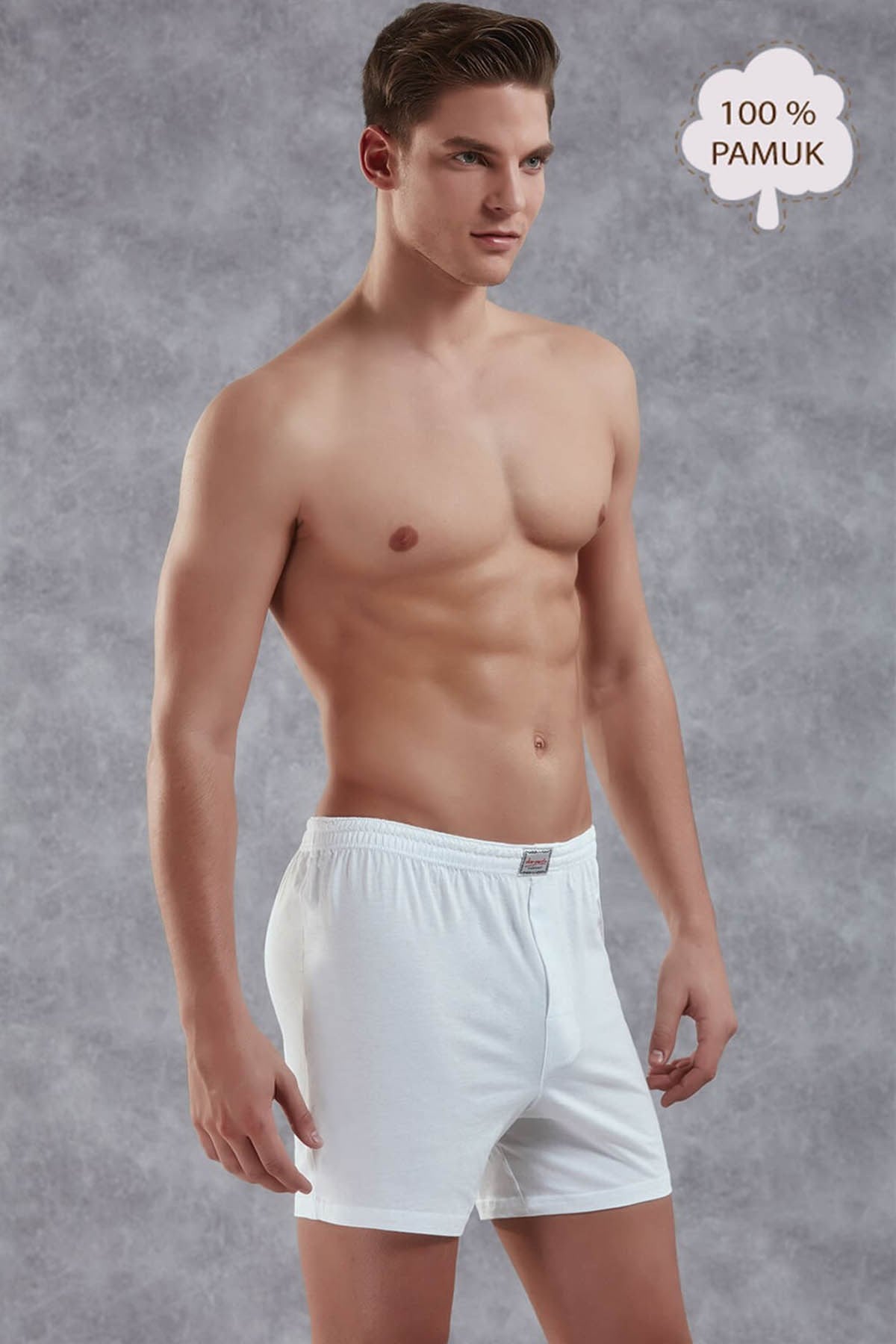 Doreanse 1505 Erkek Boxer Beyaz