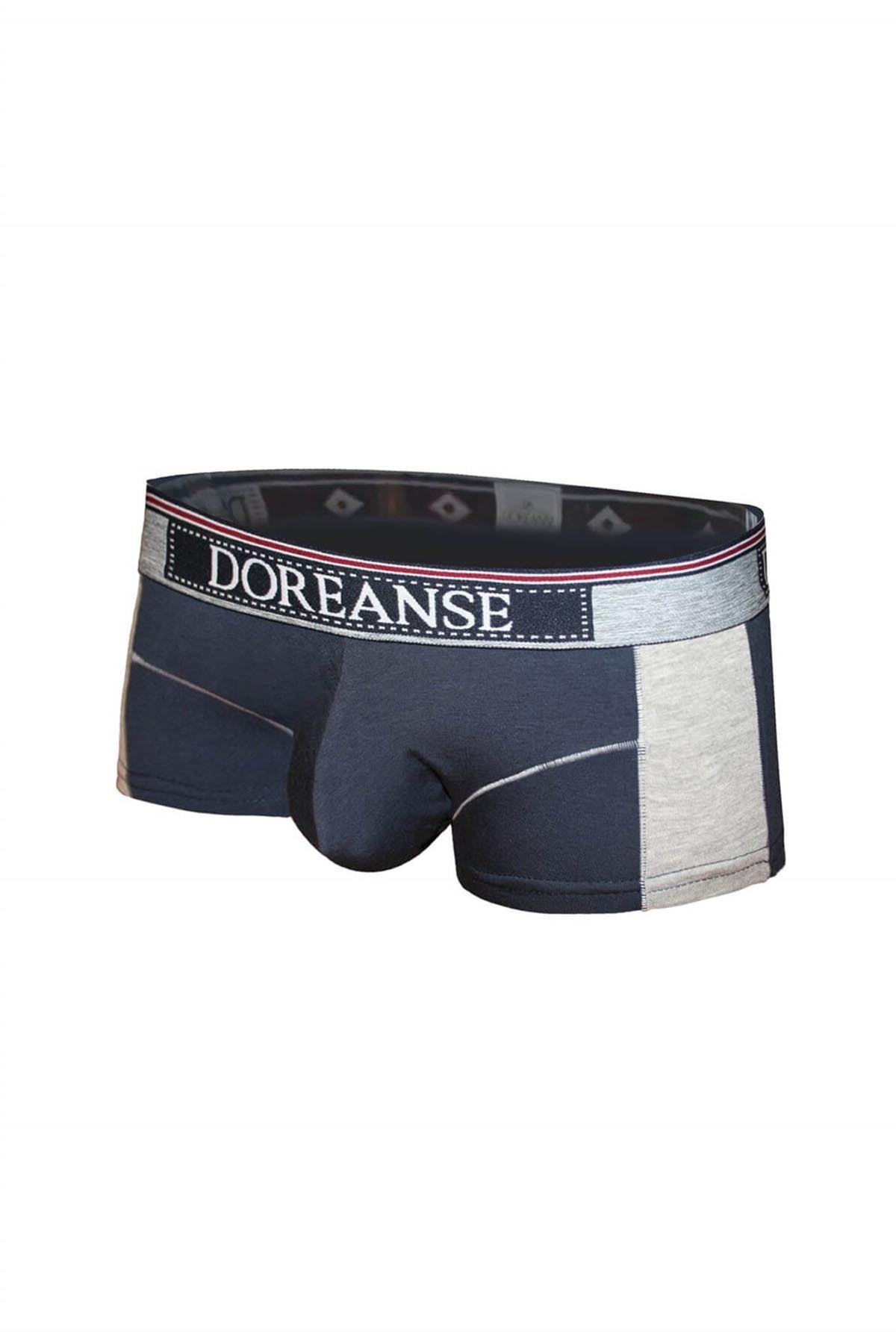 Doreanse 1730 Erkek Boxer Lacivert/Gri Melanj