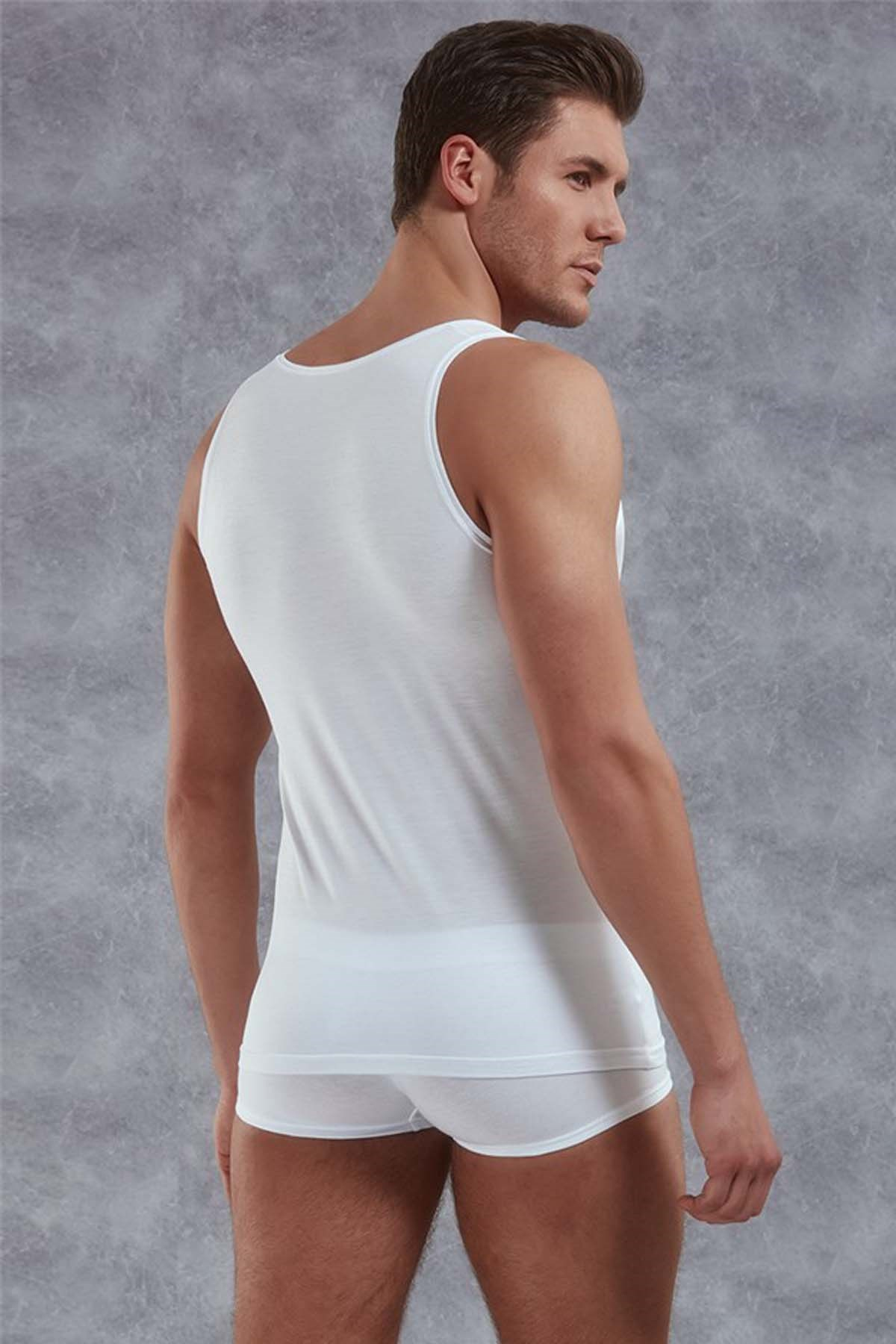 Doreanse 2000 Erkek Mikro Modal Atlet Beyaz