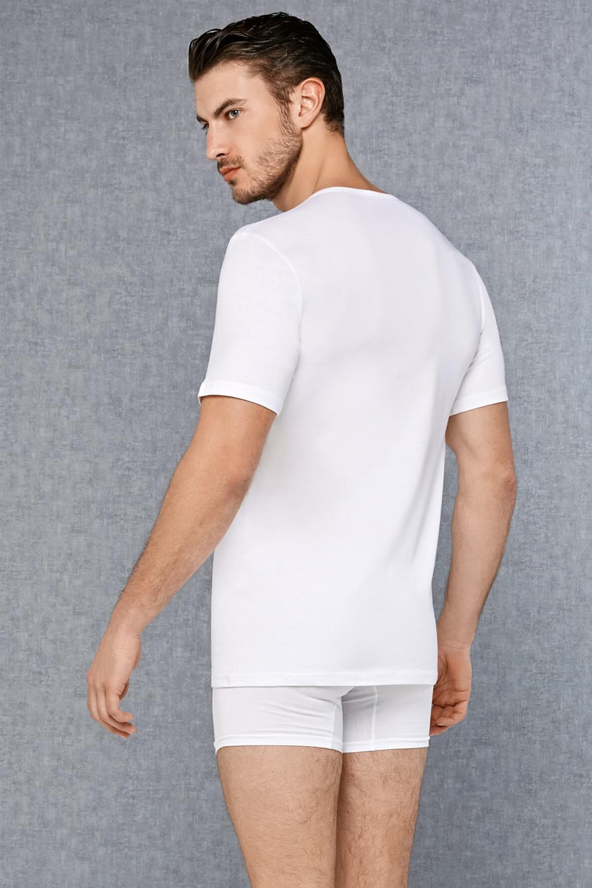 Doreanse 2510 Erkek T-Shirt Beyaz