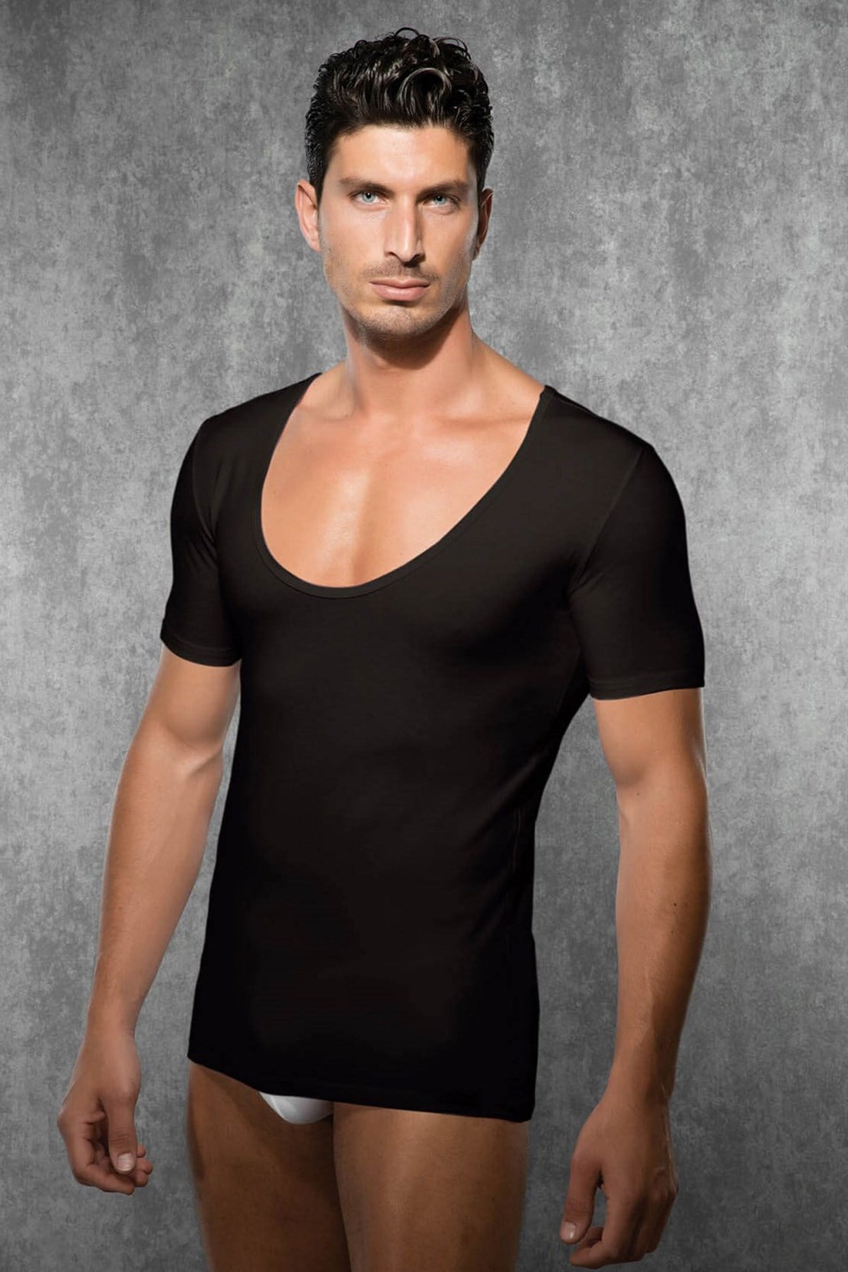 Doreanse 2520 Erkek T-Shirt Siyah