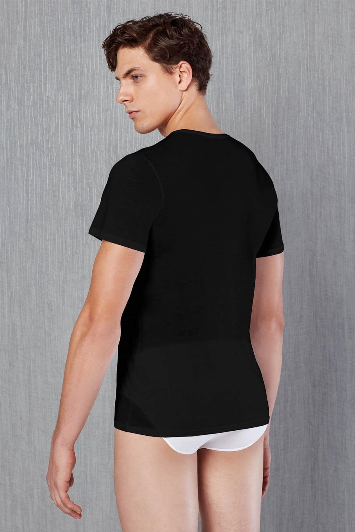 Doreanse 2530 Erkek T-Shirt Siyah