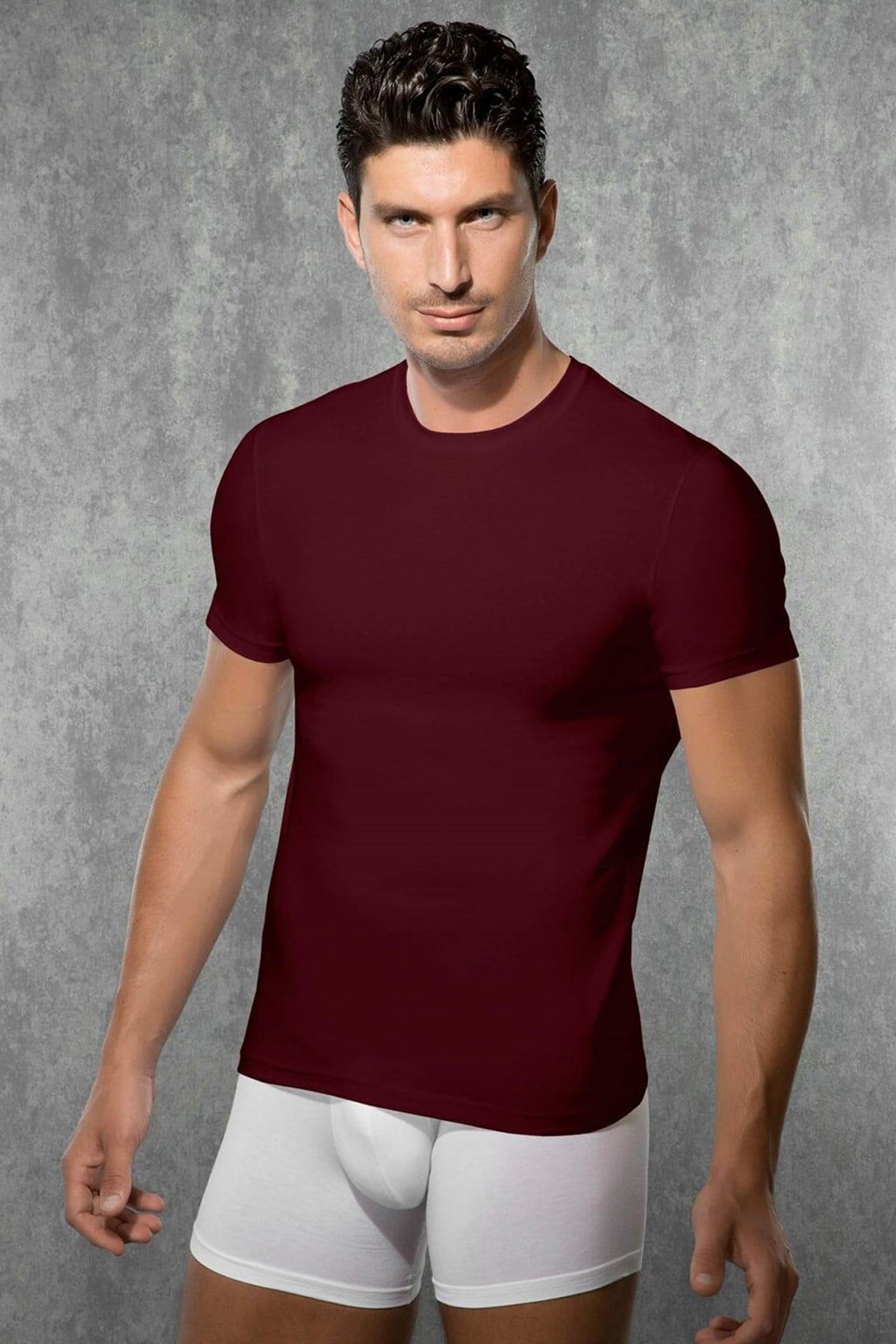 Doreanse 2550 Erkek T-Shirt Bordo