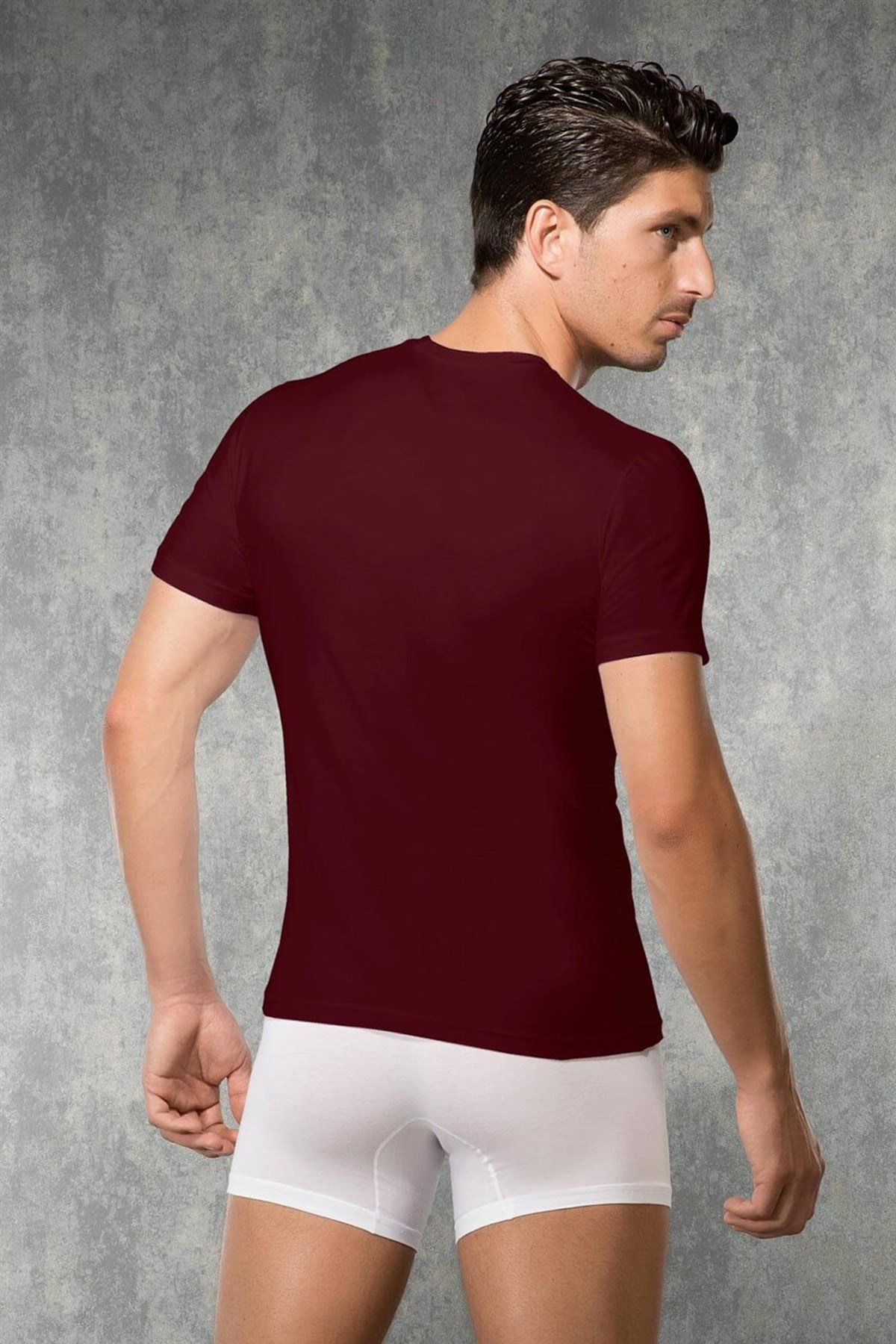Doreanse 2550 Erkek T-Shirt Bordo