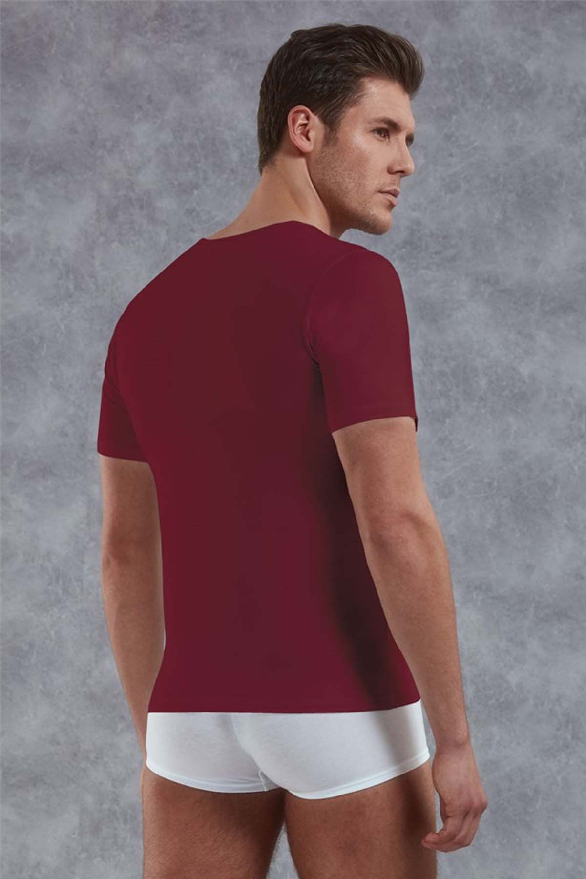 Doreanse 2820 Erkek T-Shirt Bordo