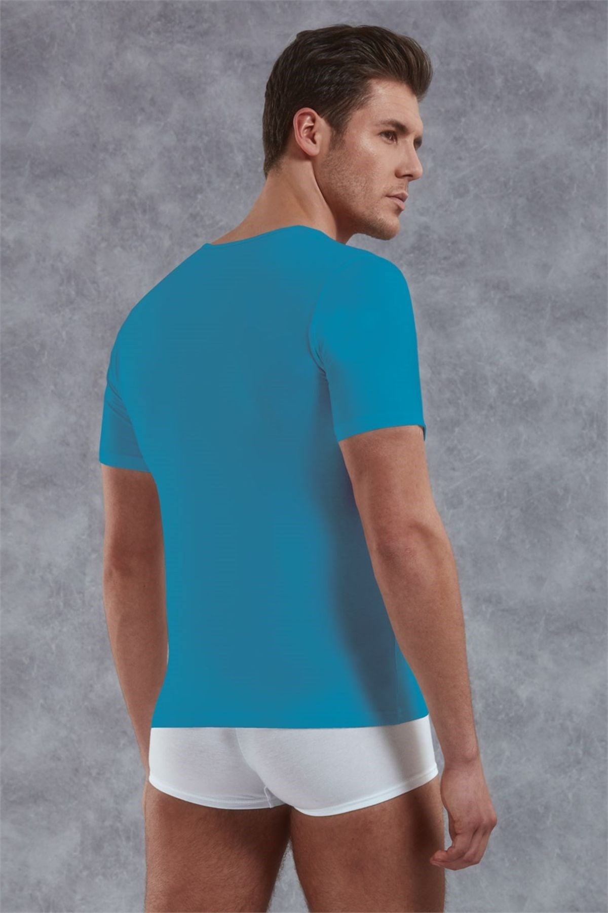 Doreanse 2820 Erkek T-Shirt Turkuaz