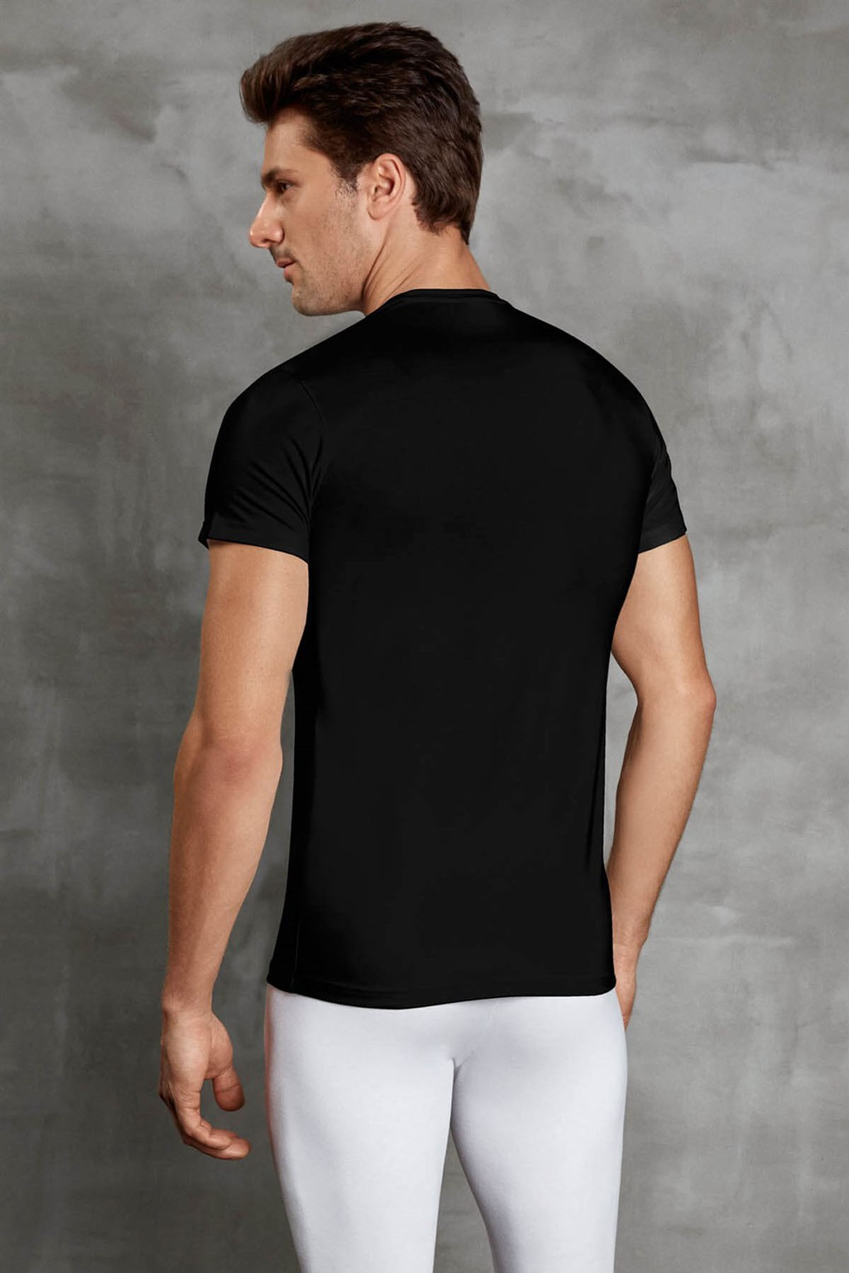 Doreanse 2890 Erkek Termal T-Shirt Siyah