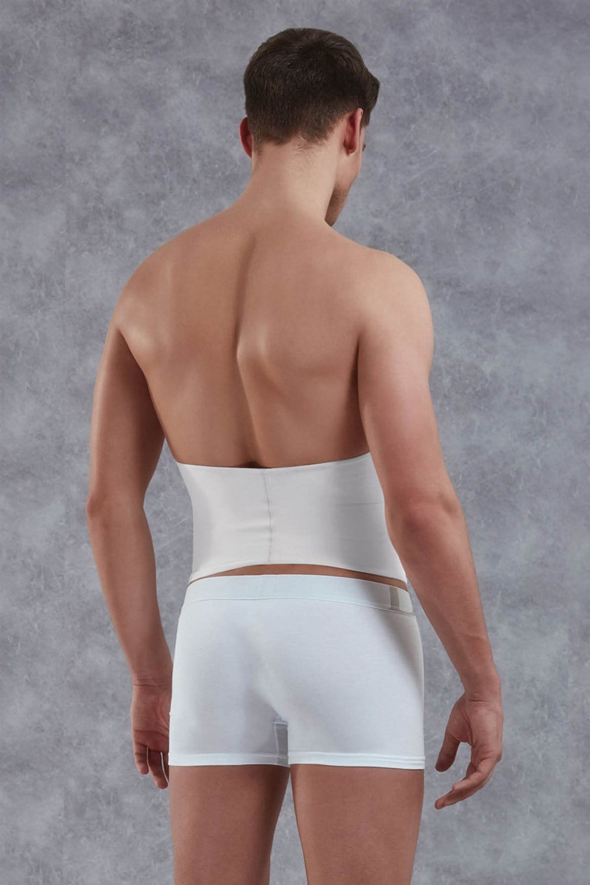 Doreanse 5955 Erkek Bel Korse Beyaz