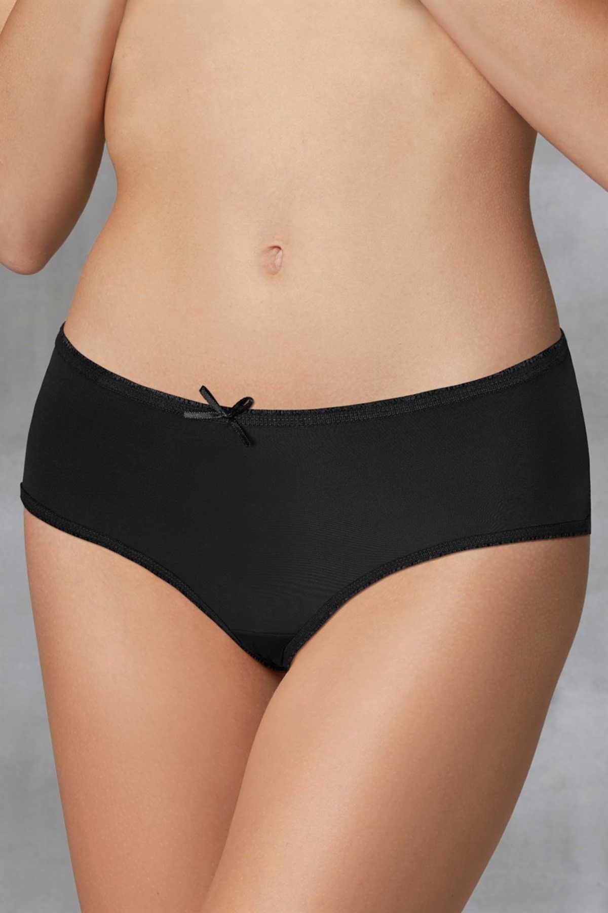 Doreanse 7156 Kadın 3 Lü Slip Siyah-Kırmızı-Beyaz