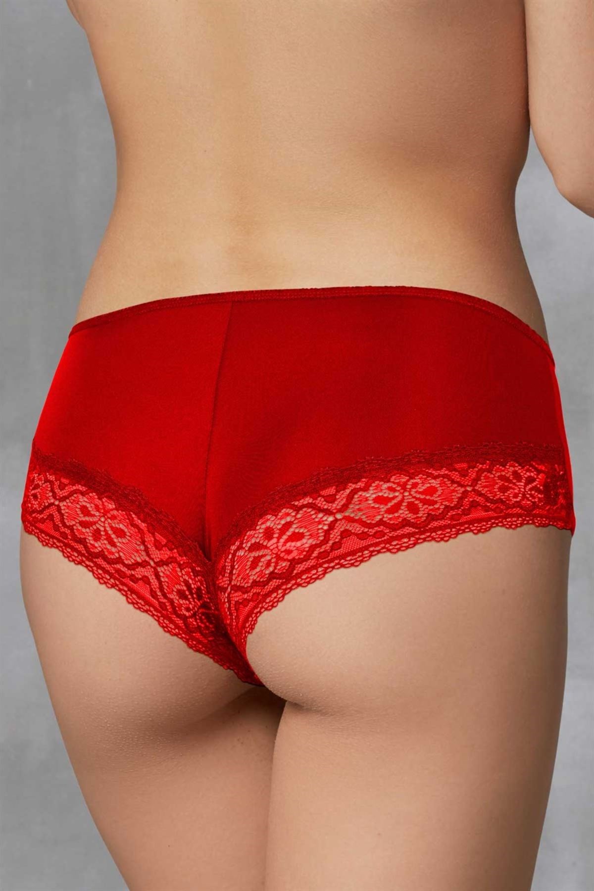 Doreanse 7156 Kadın 3 Lü Slip Siyah-Kırmızı-Beyaz