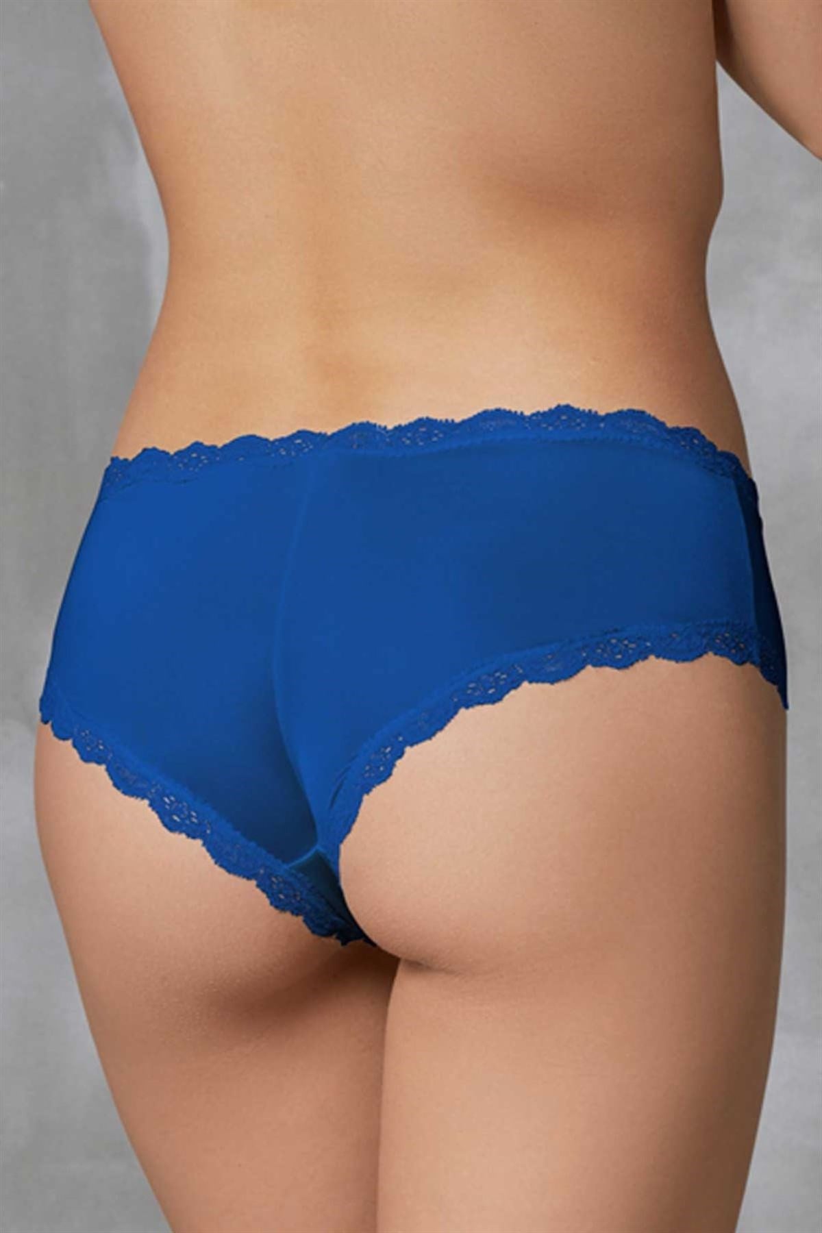 Doreanse 7157 Kadın 3 Lü Slip Mercan-Turkuaz-Saks