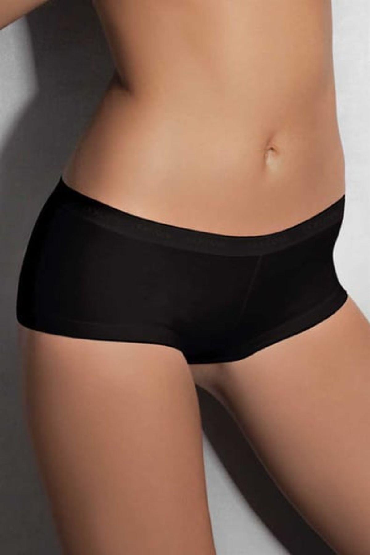 Doreanse 8165 Kadın Boxer Şort Siyah