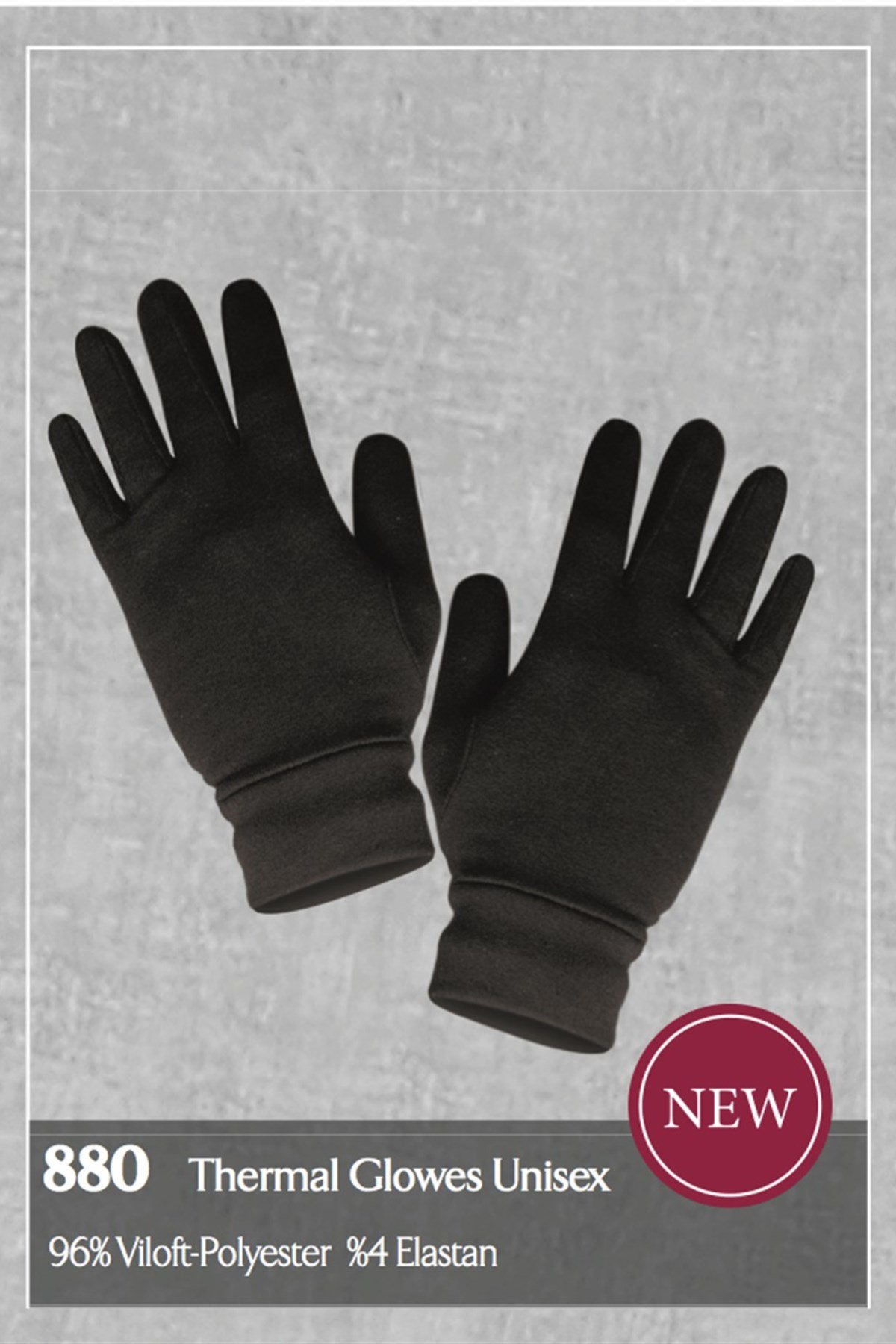 Doreanse 880 Unisex Eldiven Siyah