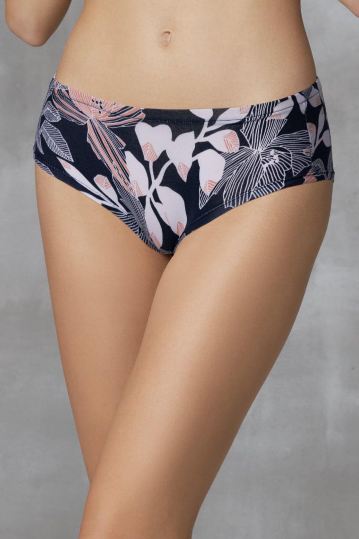 Doreanse Kadın 3'lü Slip Külot 7128 Multi Color