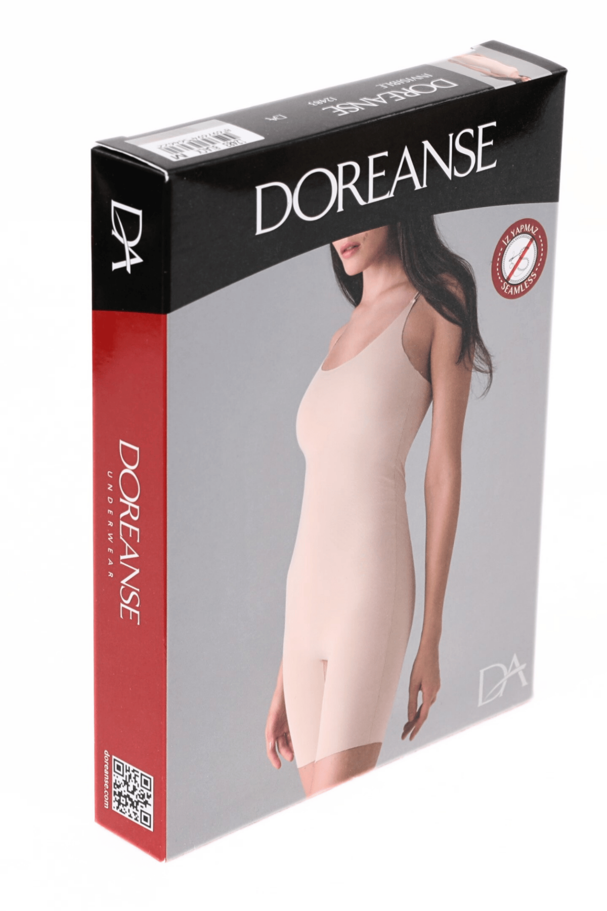 Doreanse Kadın Dikişsiz Askılı Tulum Bodysuit 12483 Ten