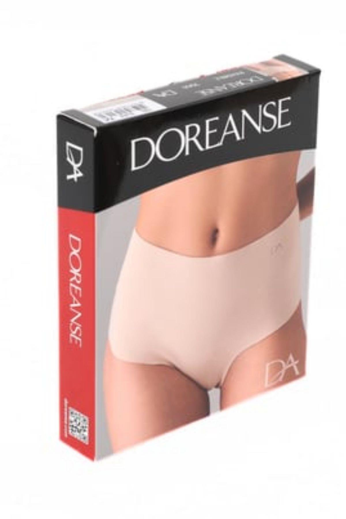 Doreanse Kadın Dikişsiz Yüksek Bel Slip Külot 7003 Ten