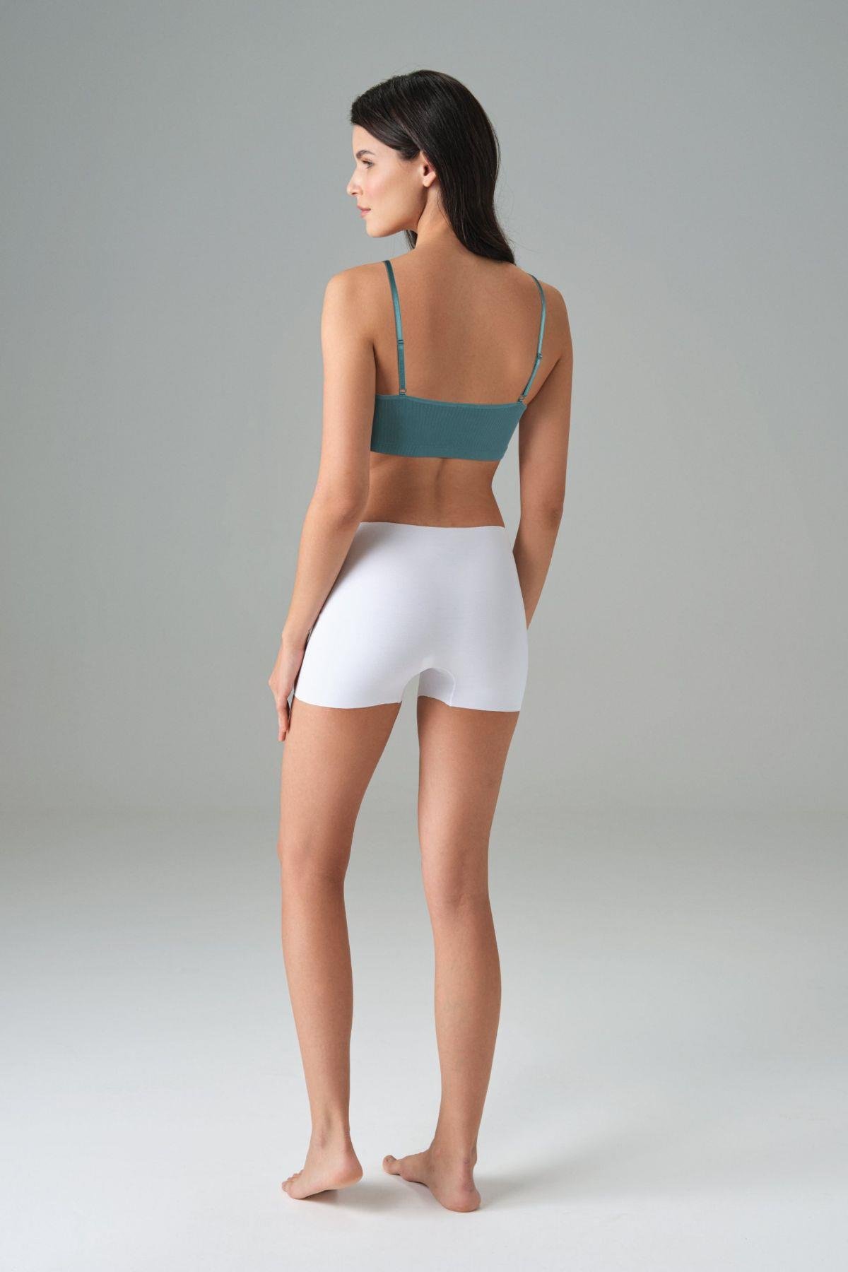 Doreanse Kadın Fitilli Spor Sütyen 5554 Siyah