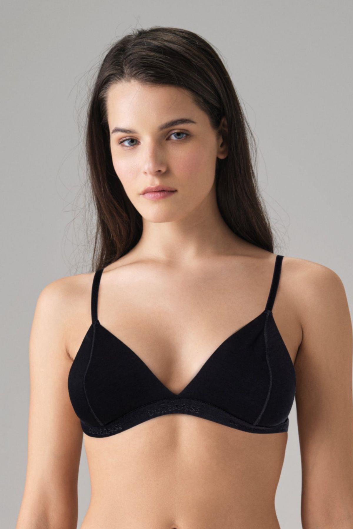 Doreanse Kadın Üçgen Bralet Sütyen 5544 Siyah