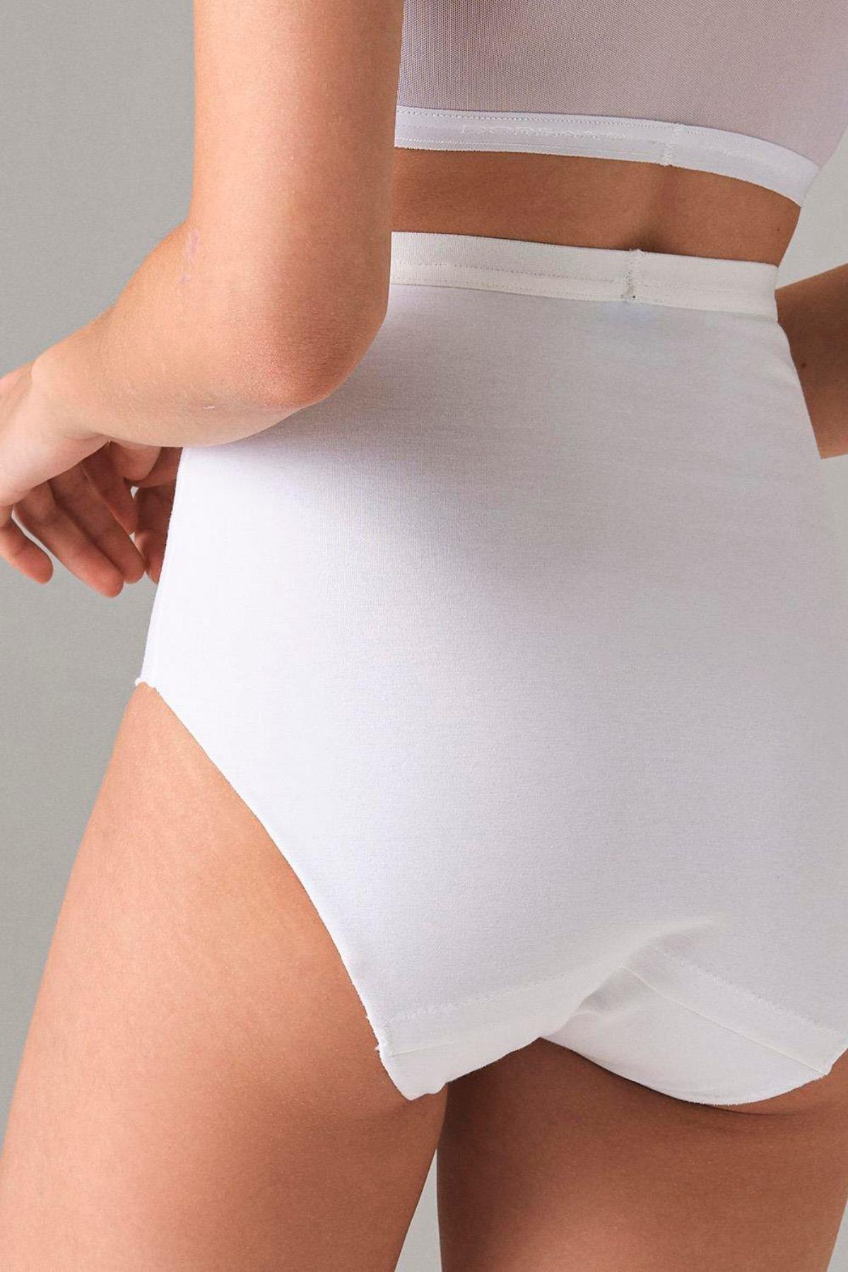 Doreanse Kadın Yüksek Bel Slip Korse 5913 Beyaz