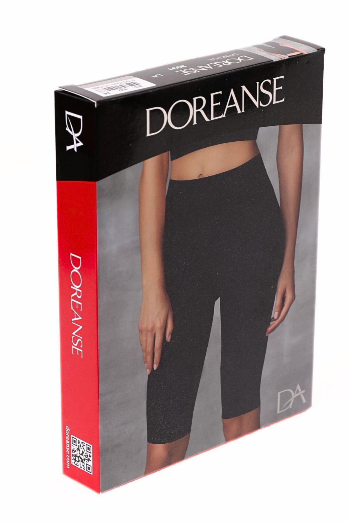 Doreanse Kadın Yüksek Bel Tayt 8031 Siyah