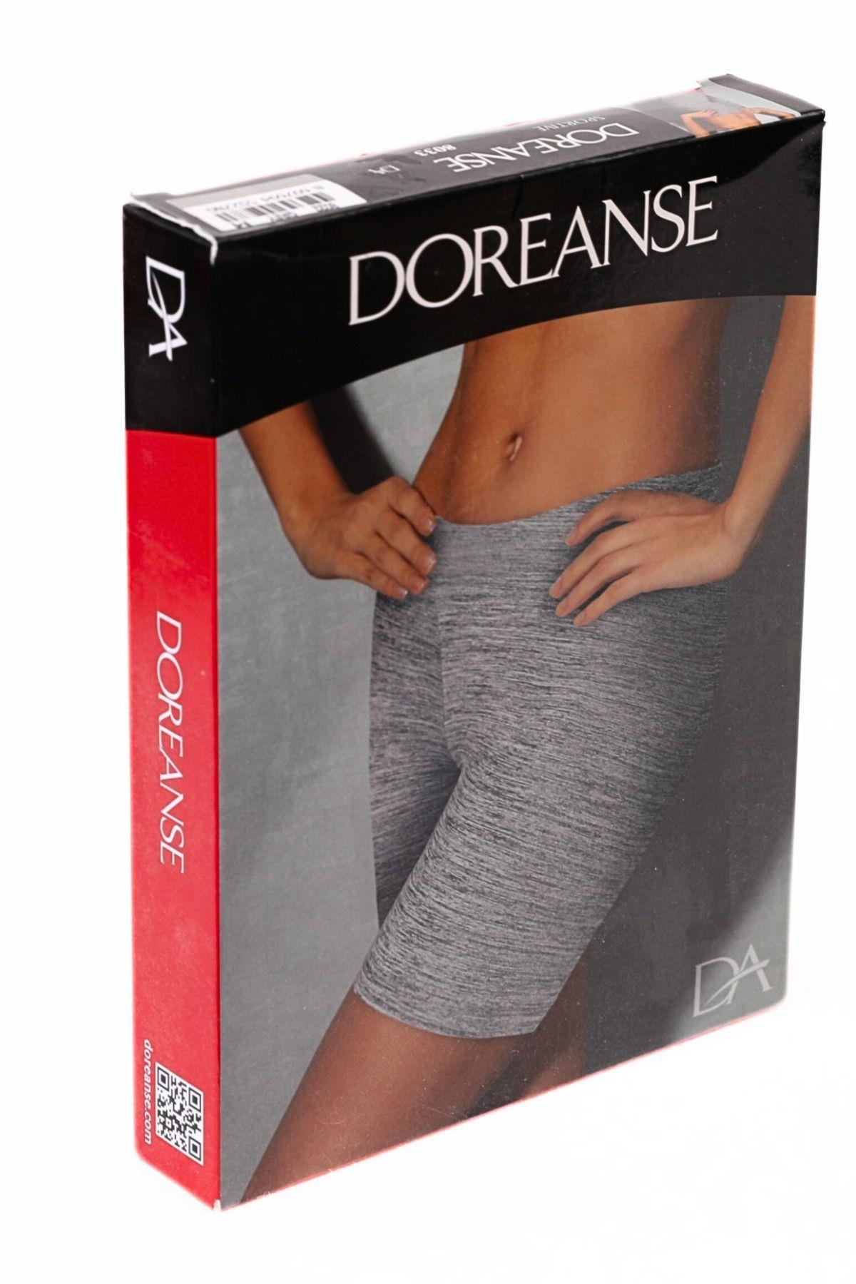 Doreanse Kadın Yüsek Bel Toparlıyıcı Kısa Tayt 8033 Siyah