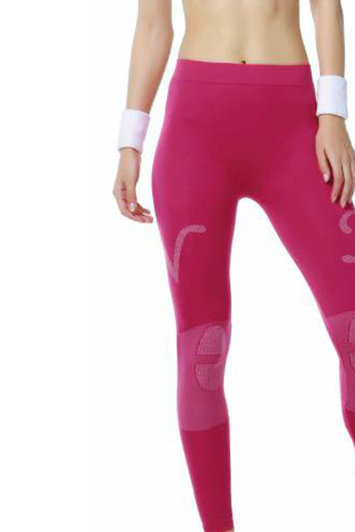Emay 3826 Kadın Fitness Sporcu Tayt Fuşya