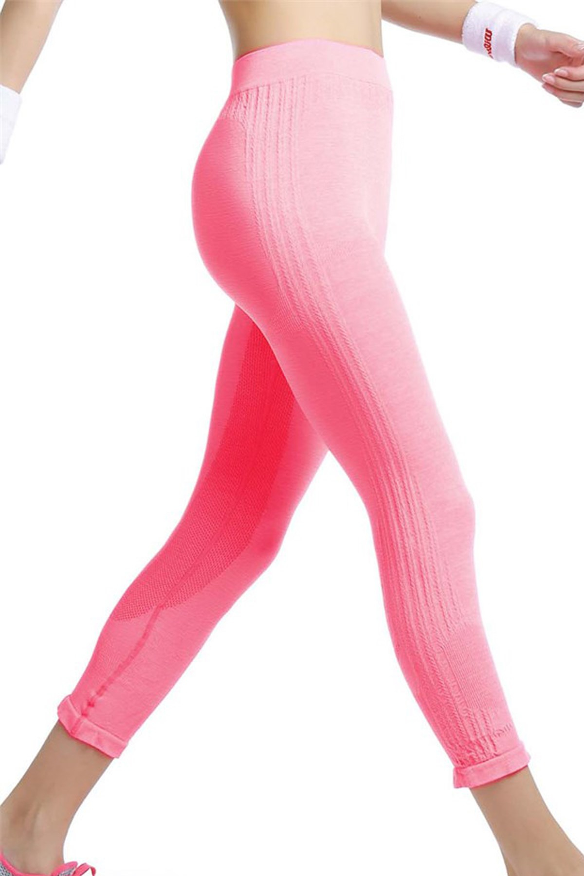 Emay 3831 Kadın Fitness Sporcu Tayt Pembe