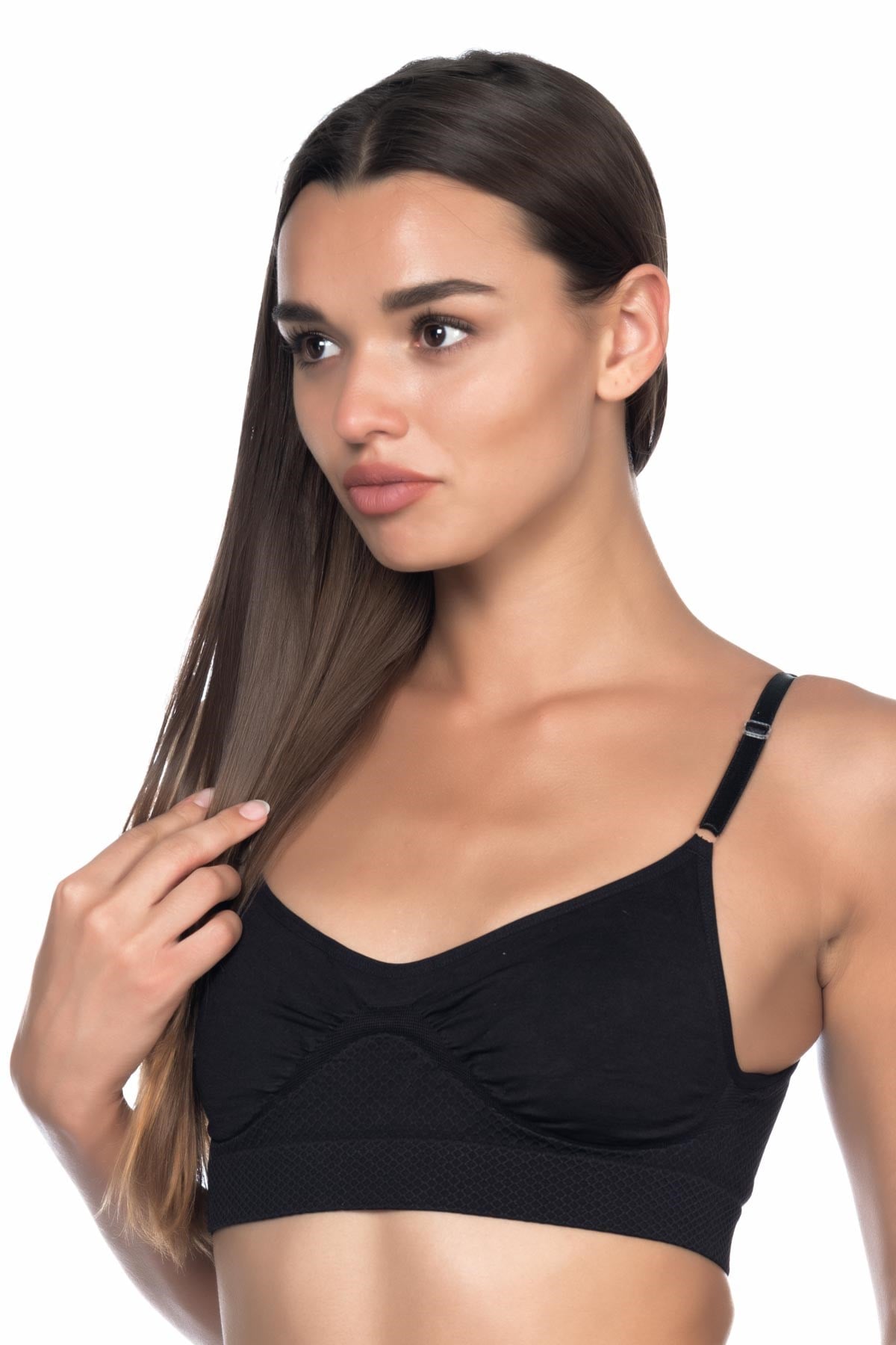 Emay 4040 Seamless Minimizer Sütyen Siyah