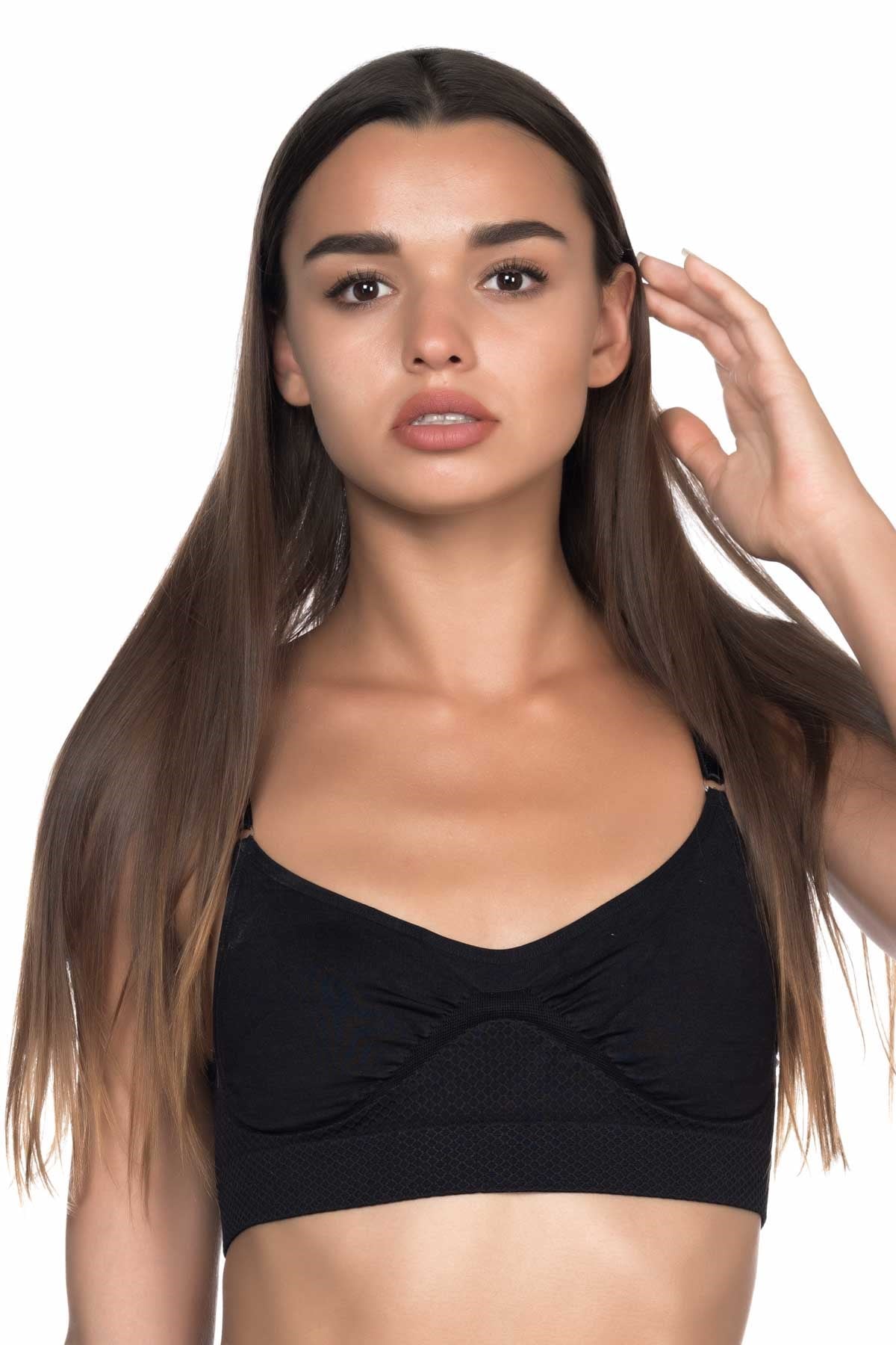 Emay 4040 Seamless Minimizer Sütyen Siyah