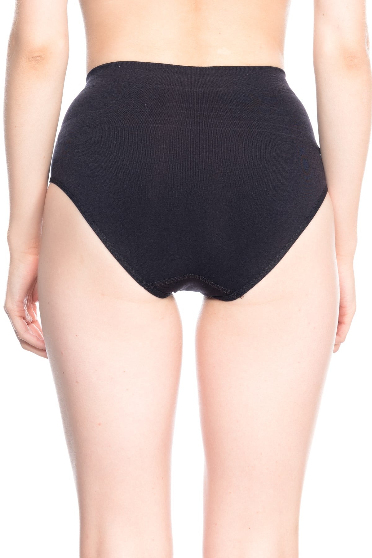 Emay 7025 Dikişsiz Slip Korse Siyah