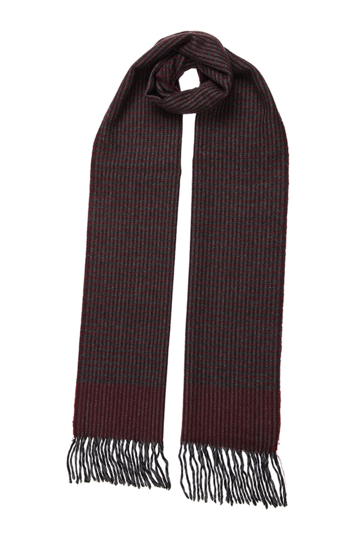 Erkek Dokuma Atkı K8760-9 Bordo