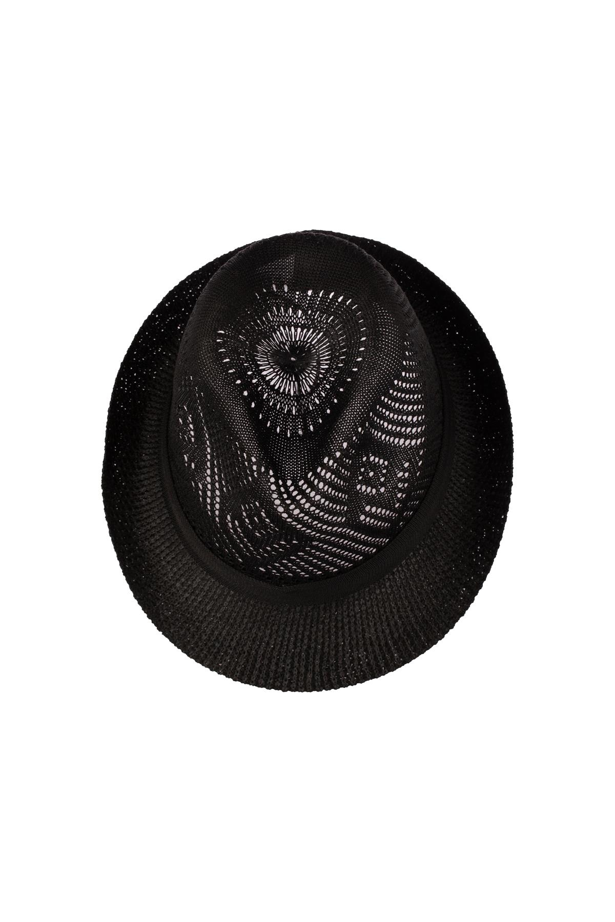 Erkek Merserize Fötr Şapka T25750-04 Siyah