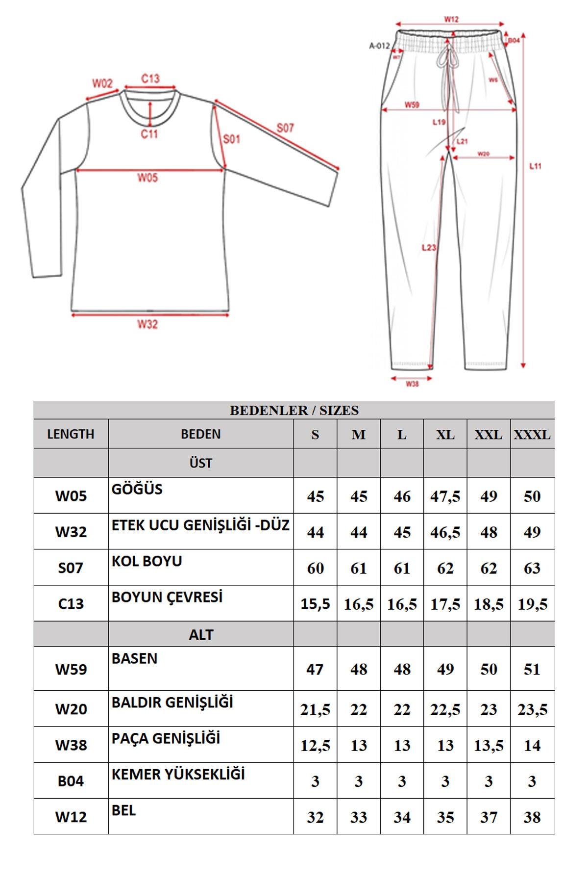 Erkek Uzun Kol Kayık Yaka Termal İçlik Takım 405158 Haki