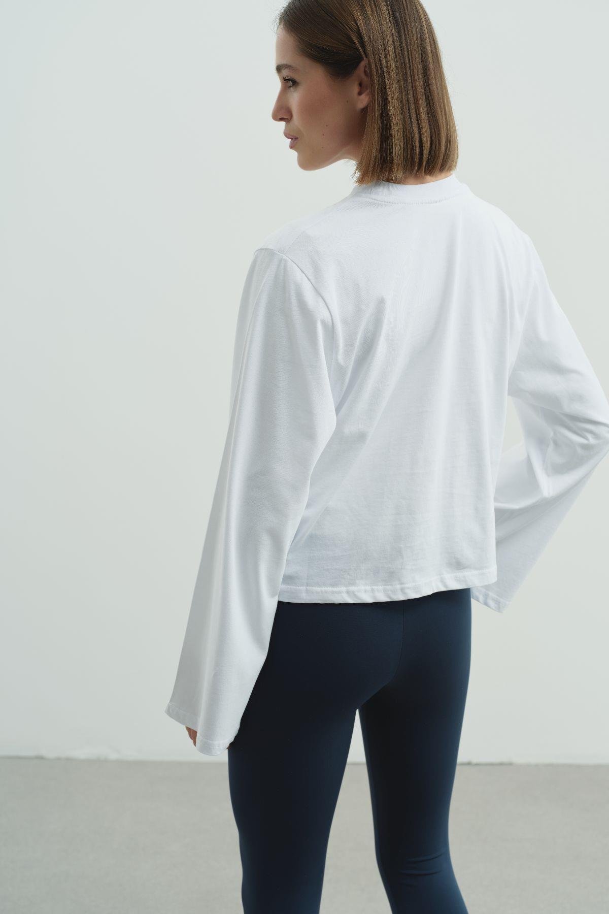 Geniş Kol Oversize 2'li Paket T-Shirt 965 Siyah/Beyaz