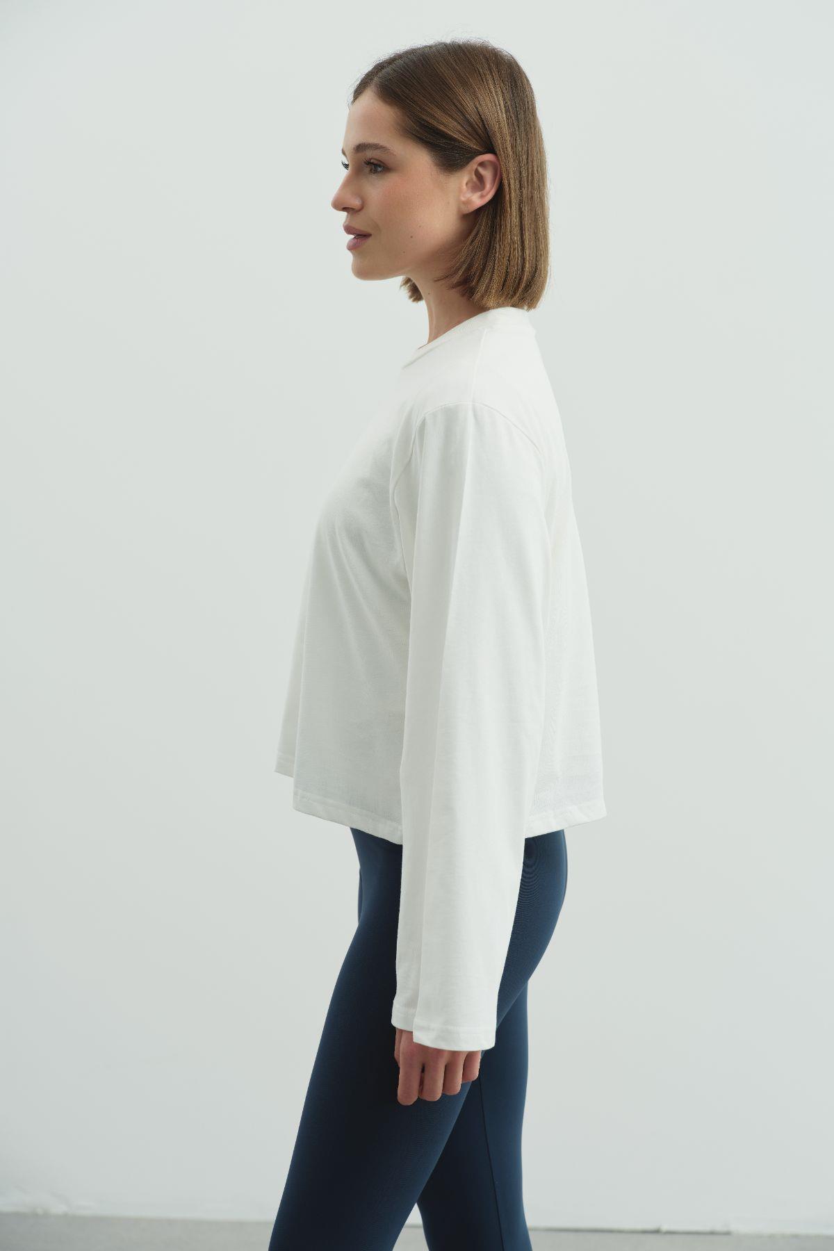 Geniş Kol Oversize 2'li Paket T-Shirt 965 Siyah/Ekru