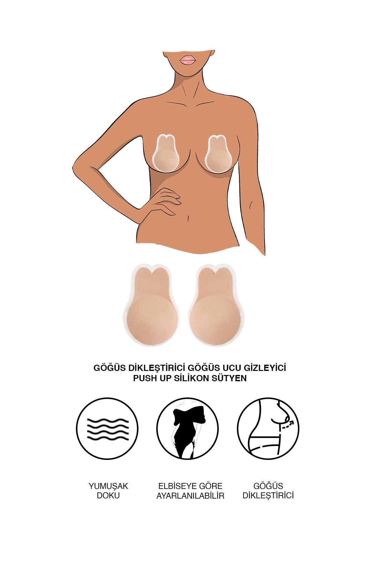 C&City Women Breast Lift Cover Bra