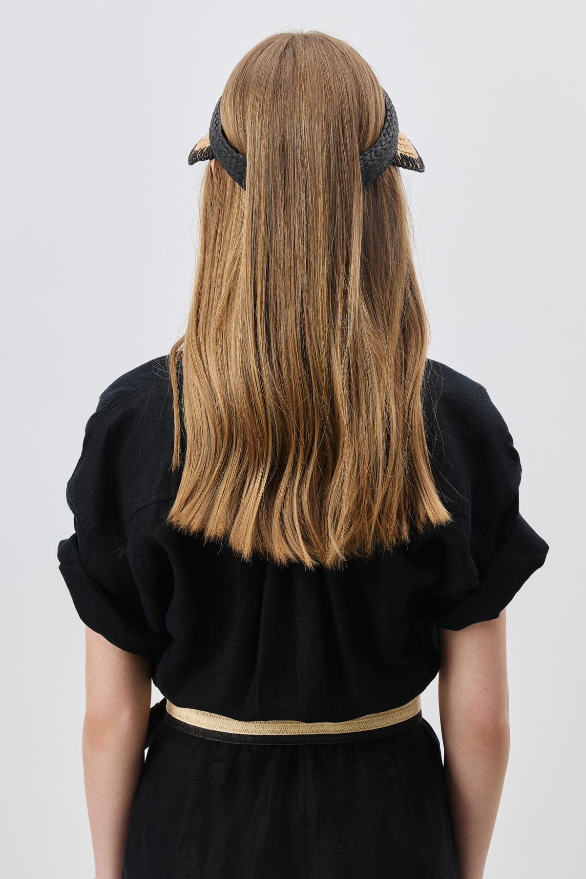 Hasır Vizör Şapka Y8213 Camel