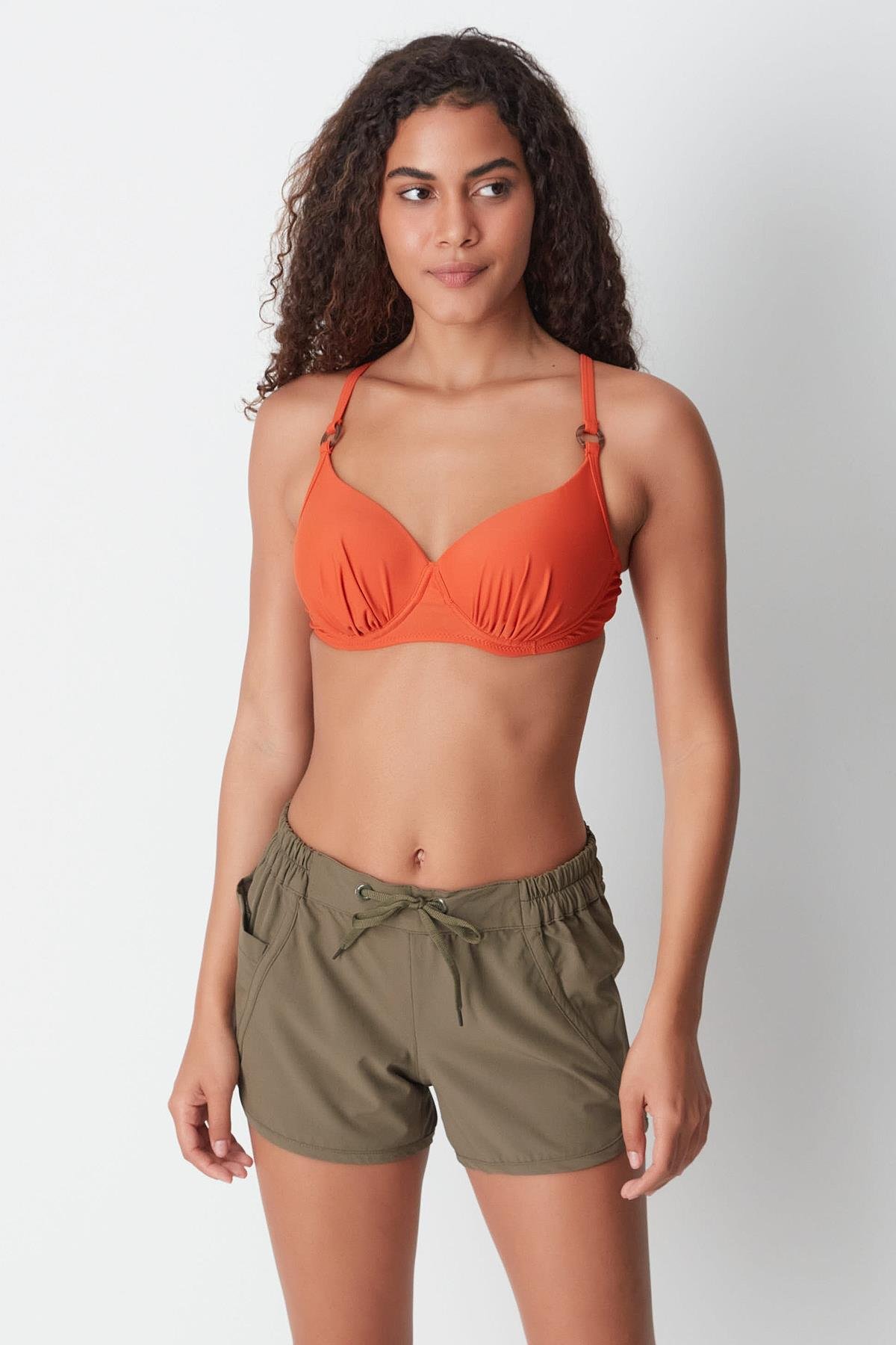 Kadın Deniz Şortu BN-15 Haki