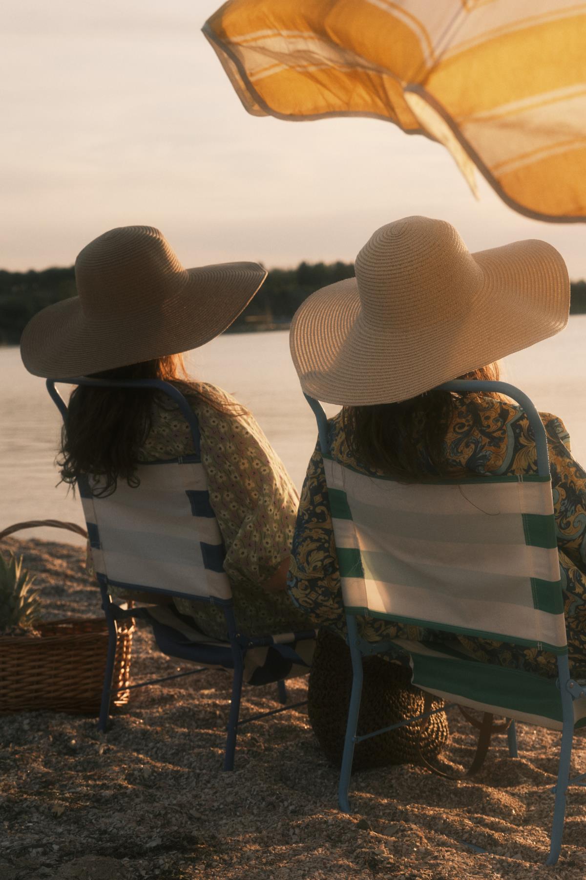 Kadın Hasır Plaj Şapkası Y1730-23 Krem