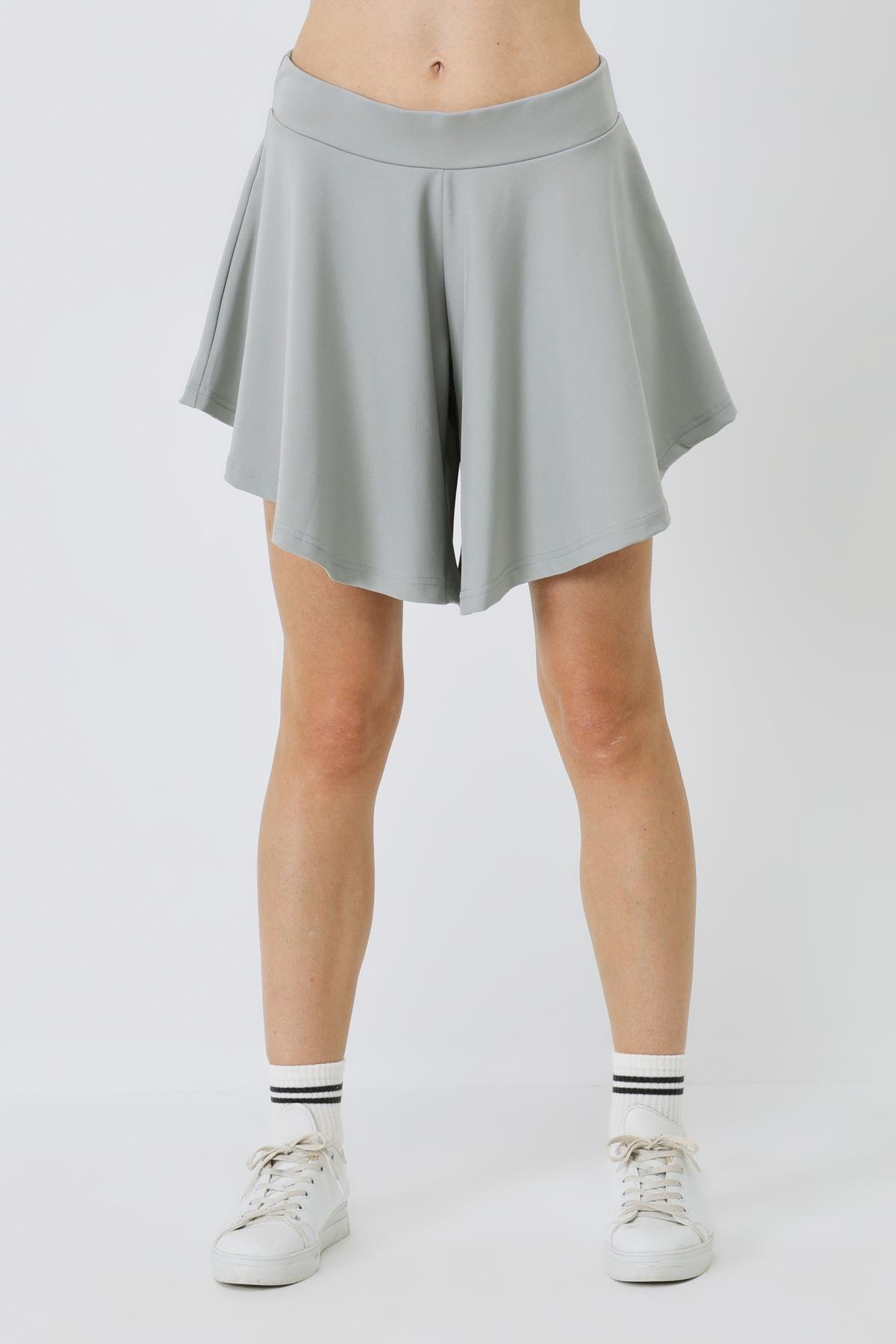 Kadın Spor Şort 9415 Gri