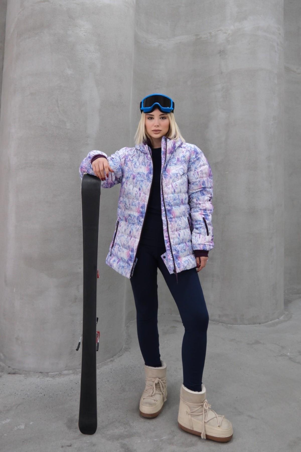 Kadın Uzun Kol Bisiklet Yaka Termal Takım 405152 / 409003 Lacivert